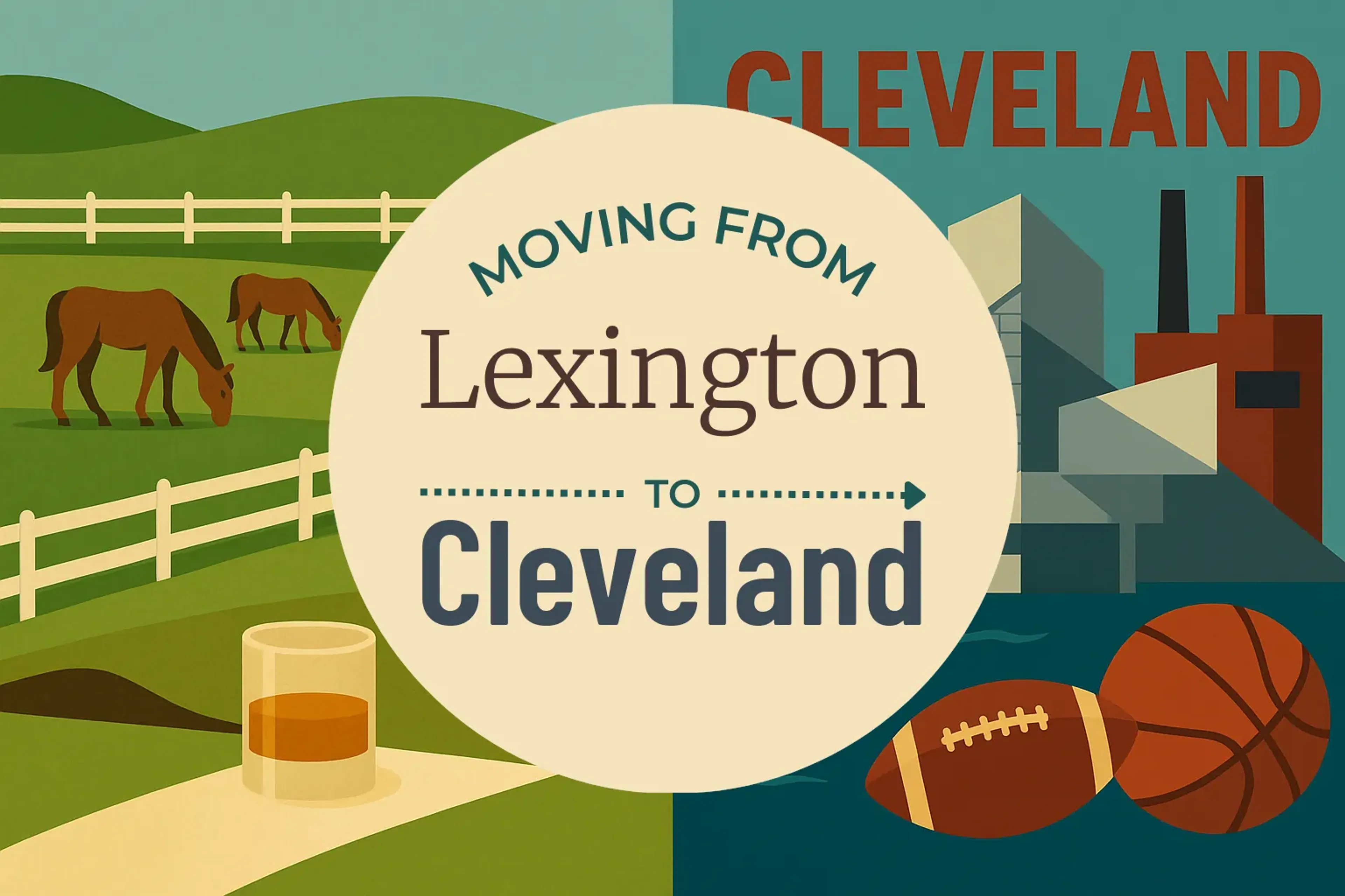 Side-by-side comparison of Lexington to Cleveland moving companies