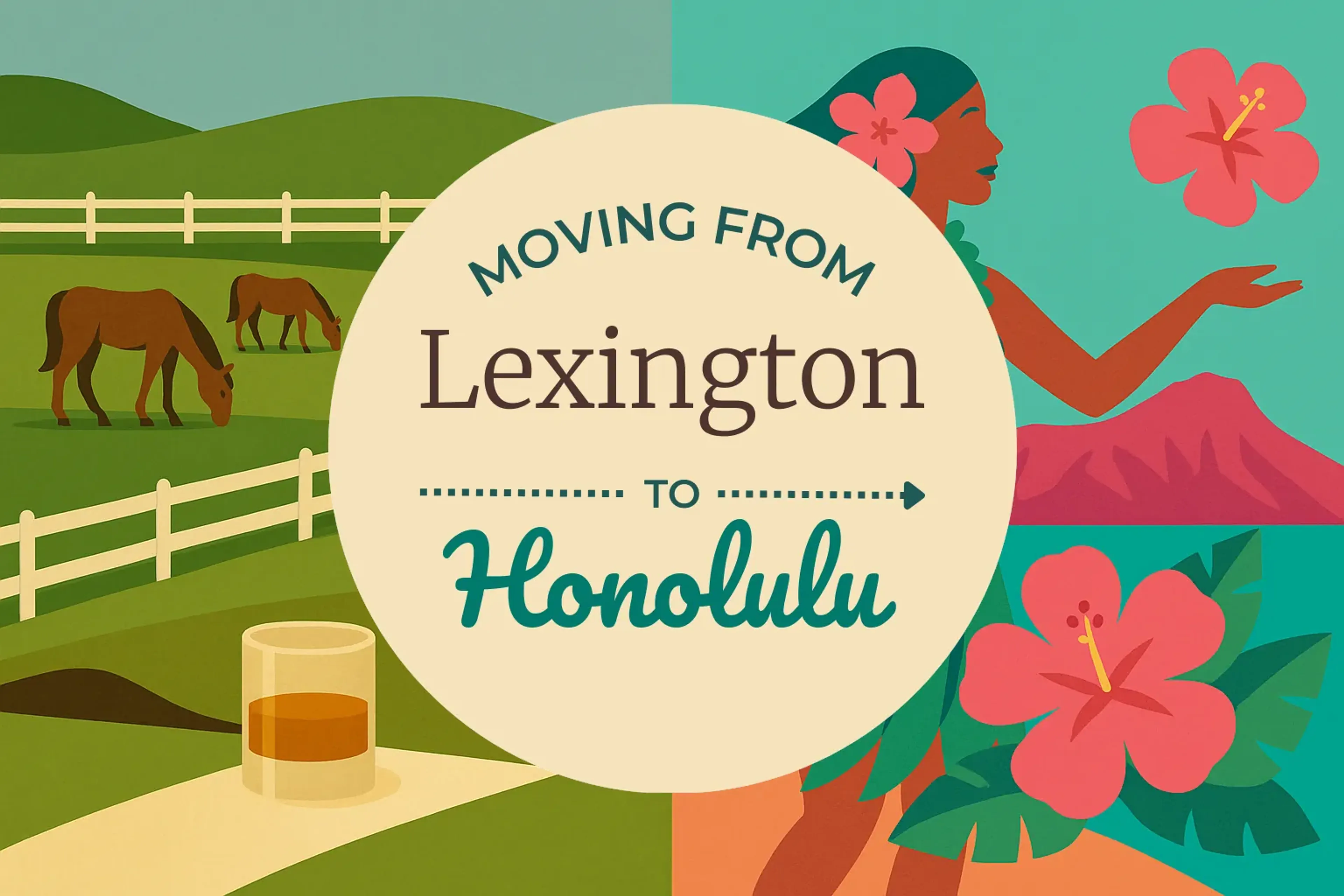 Side-by-side comparison of Lexington to Honolulu moving companies