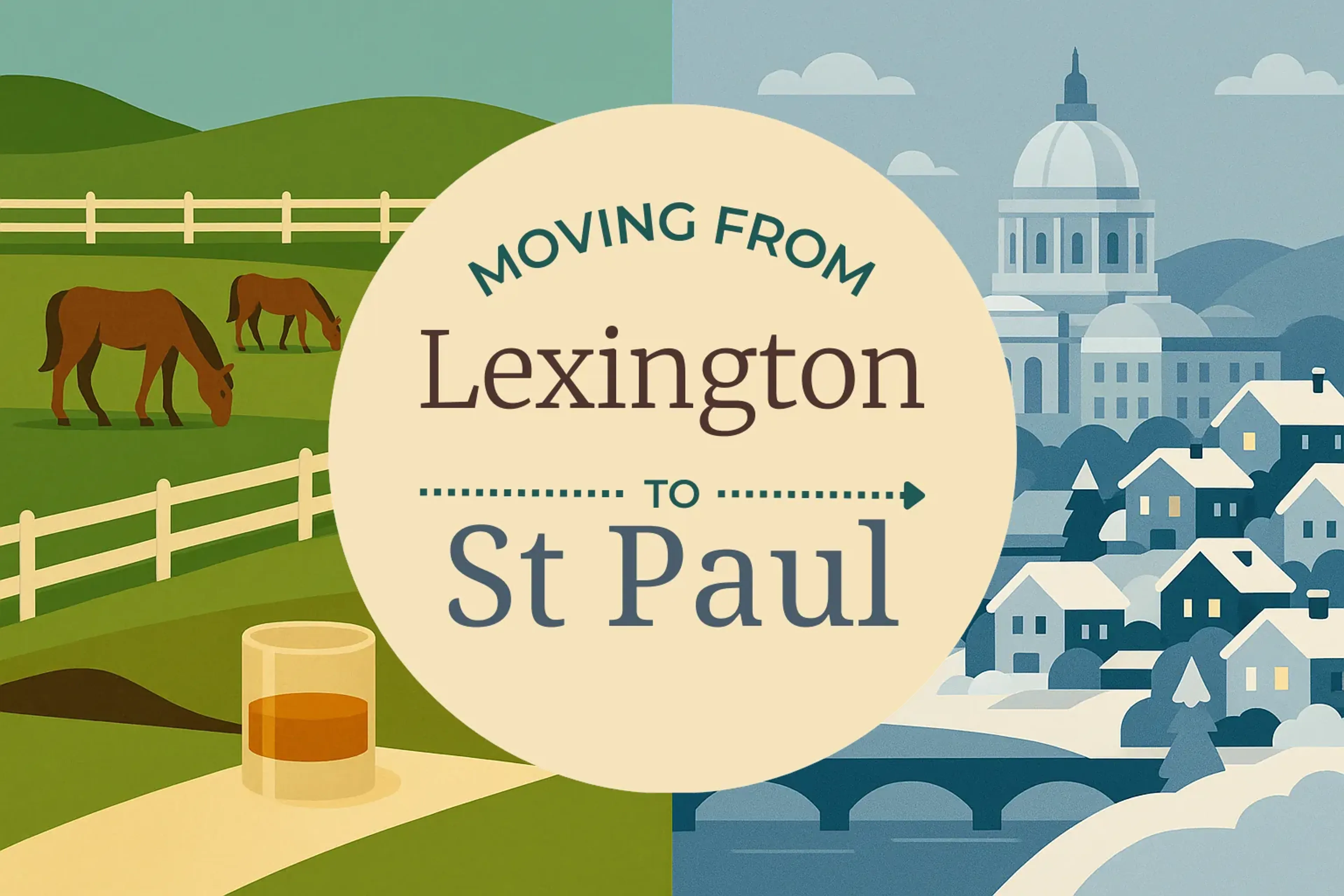 Side-by-side comparison of Lexington to St. Paul moving companies
