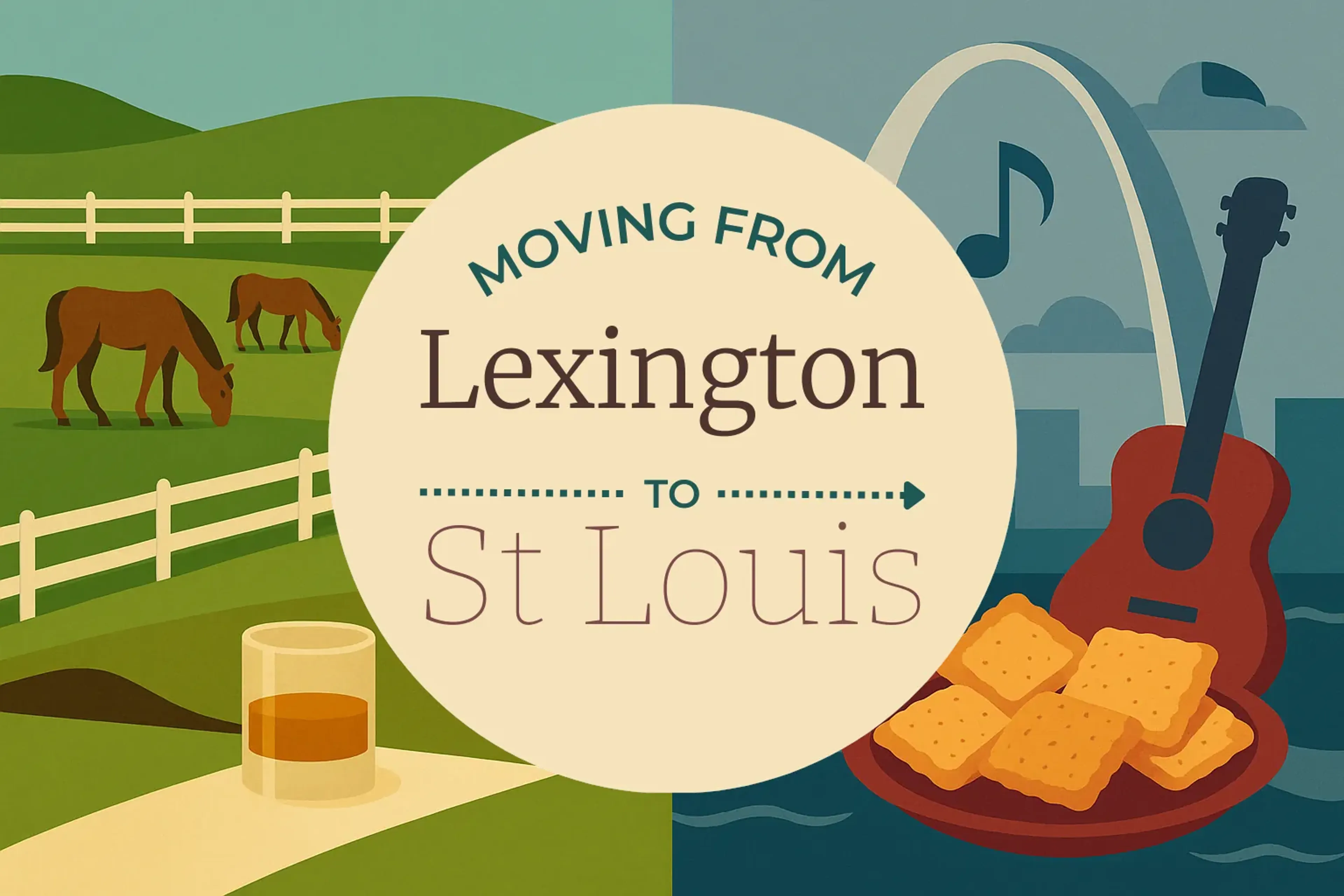 Side-by-side comparison of Lexington to St. Louis moving companies