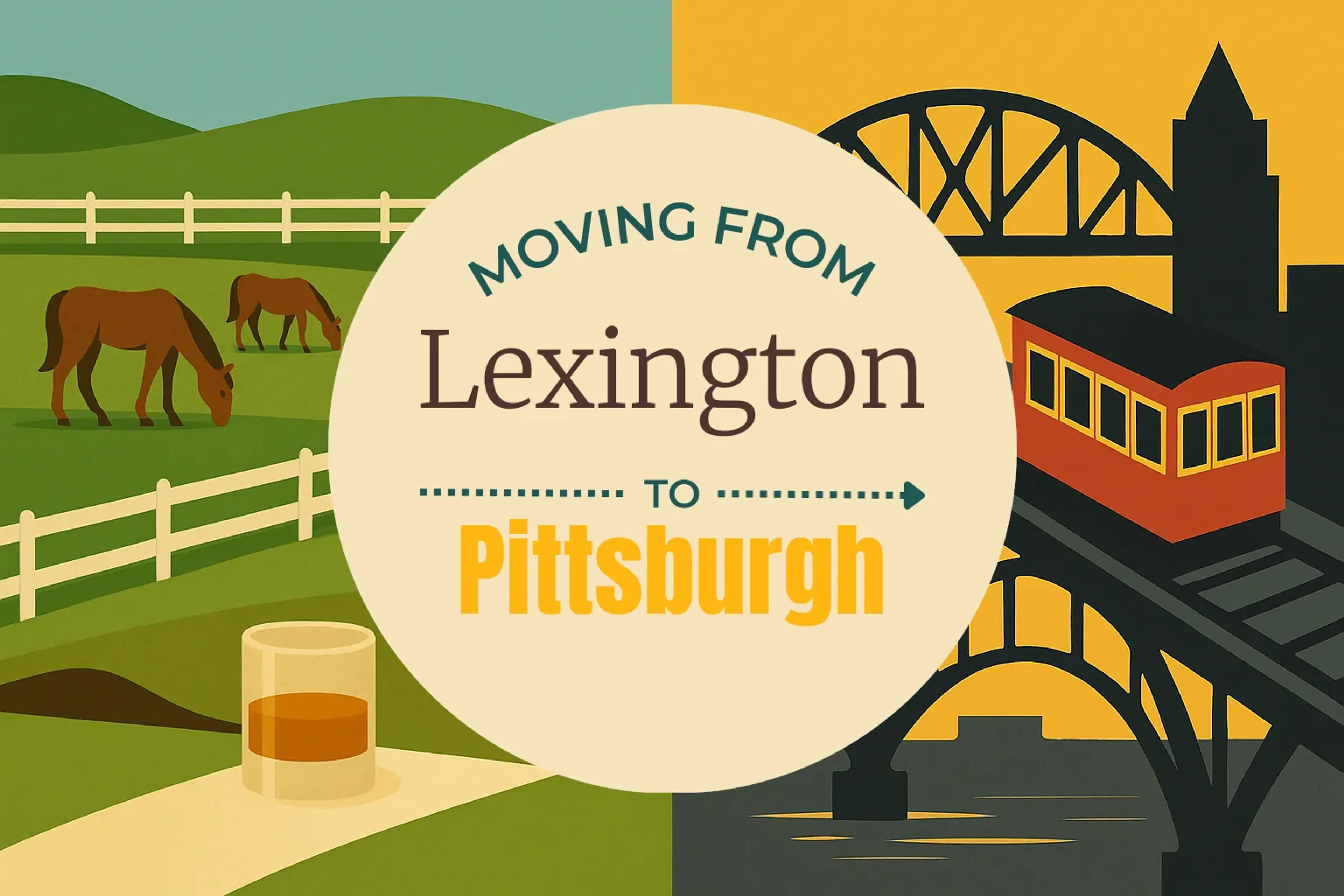 Side-by-side comparison of Lexington to Pittsburgh moving companies