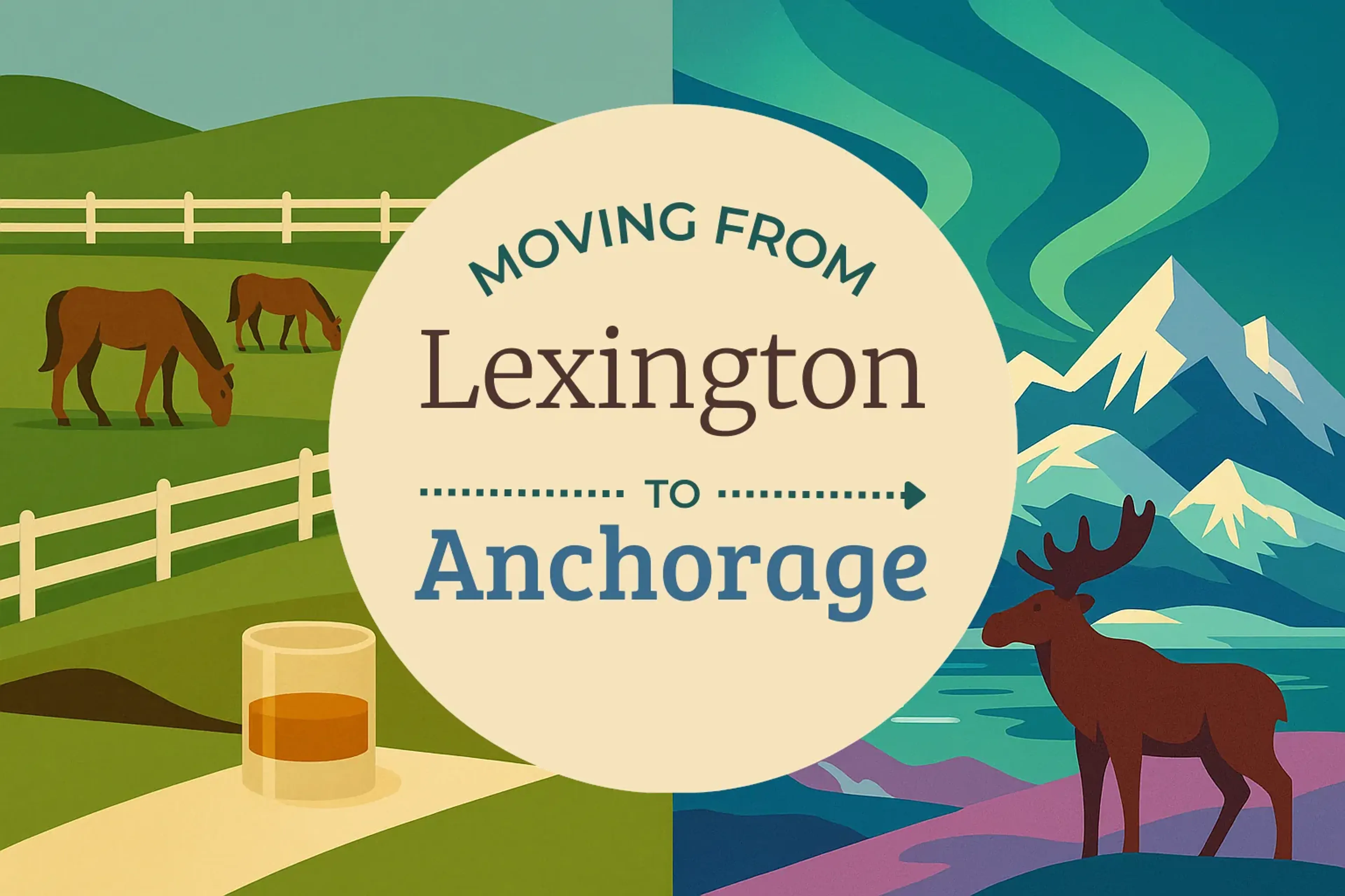 Side-by-side comparison of Lexington to Anchorage moving companies