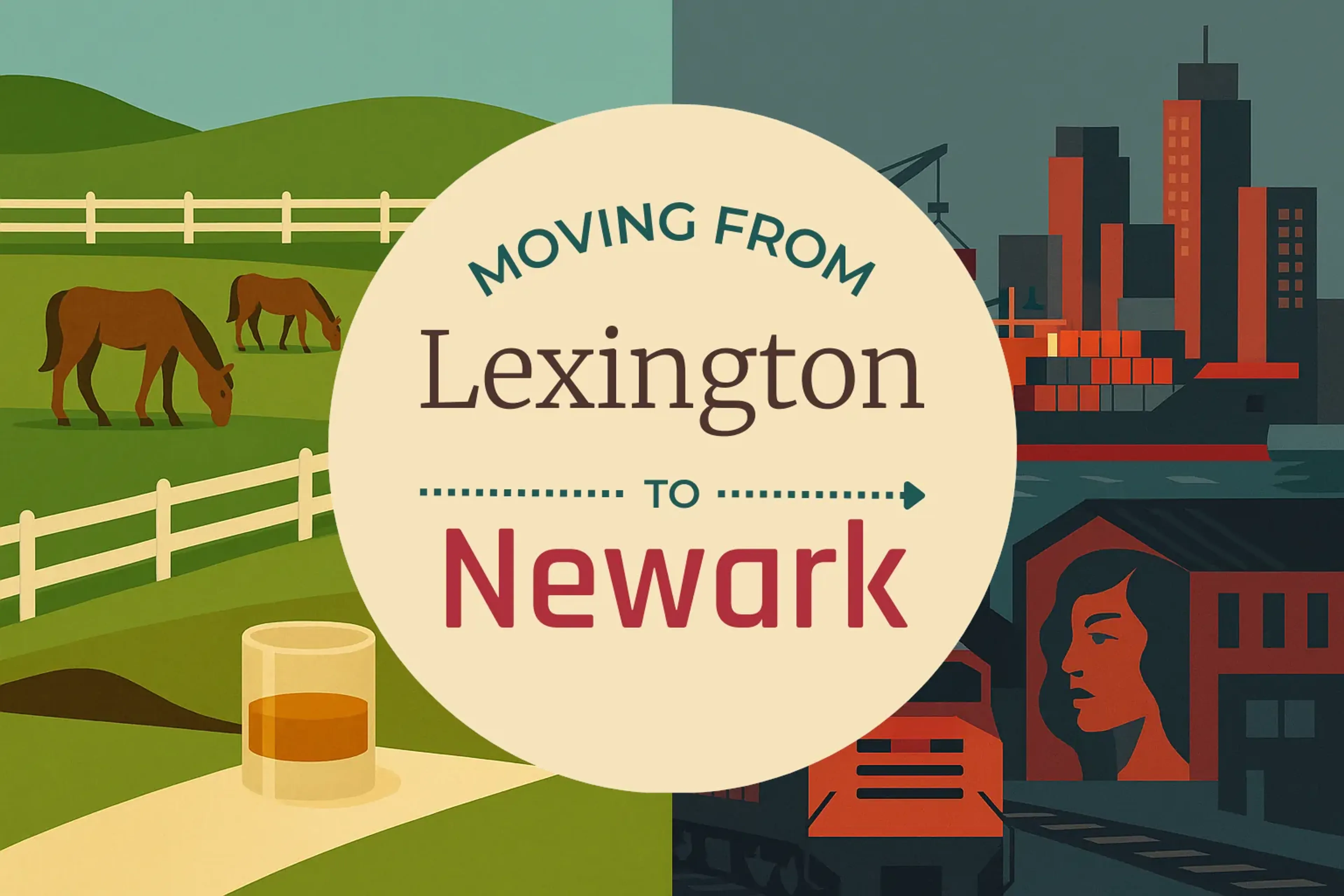 Side-by-side comparison of Lexington to Newark moving companies