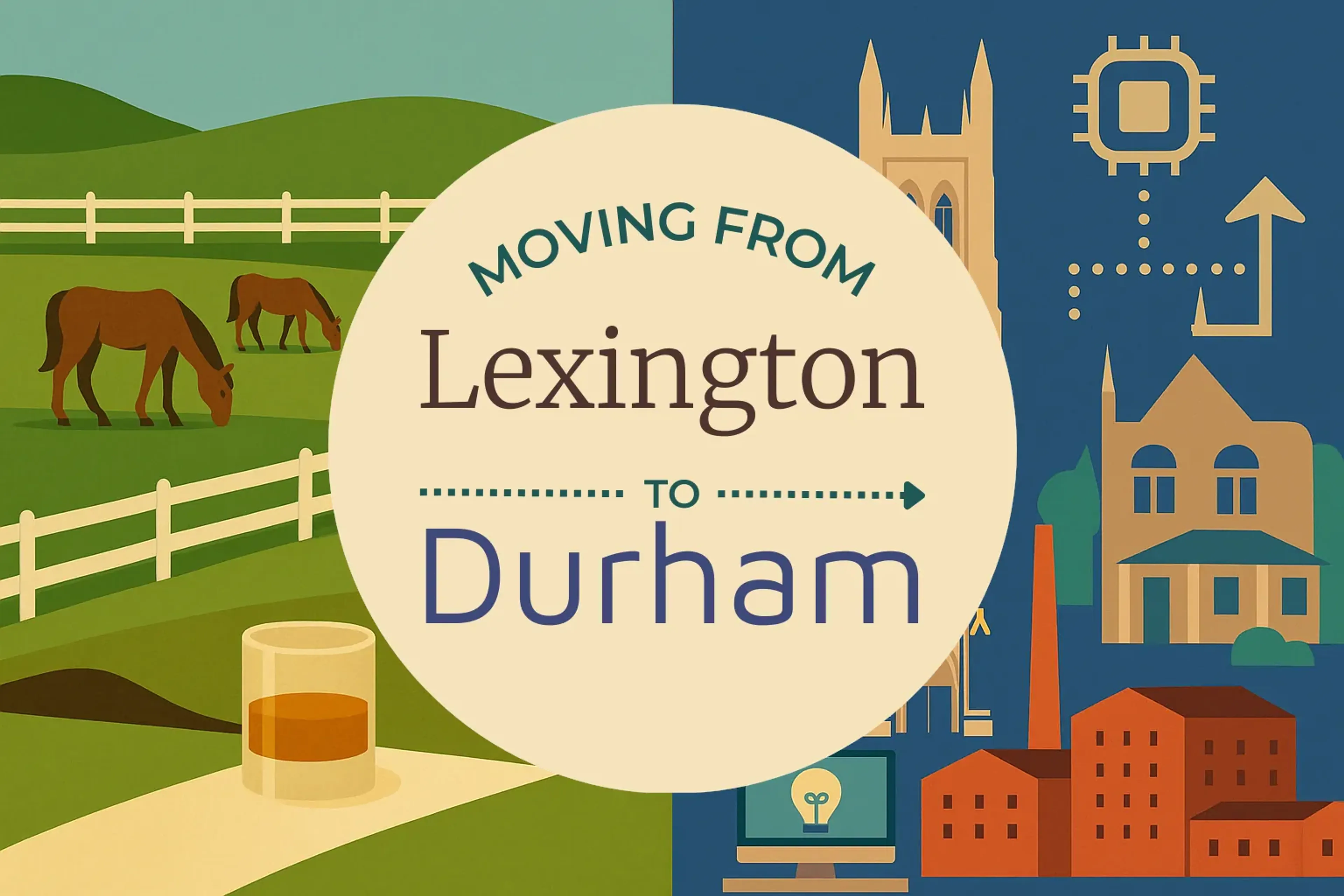 Side-by-side comparison of Lexington to Durham moving companies