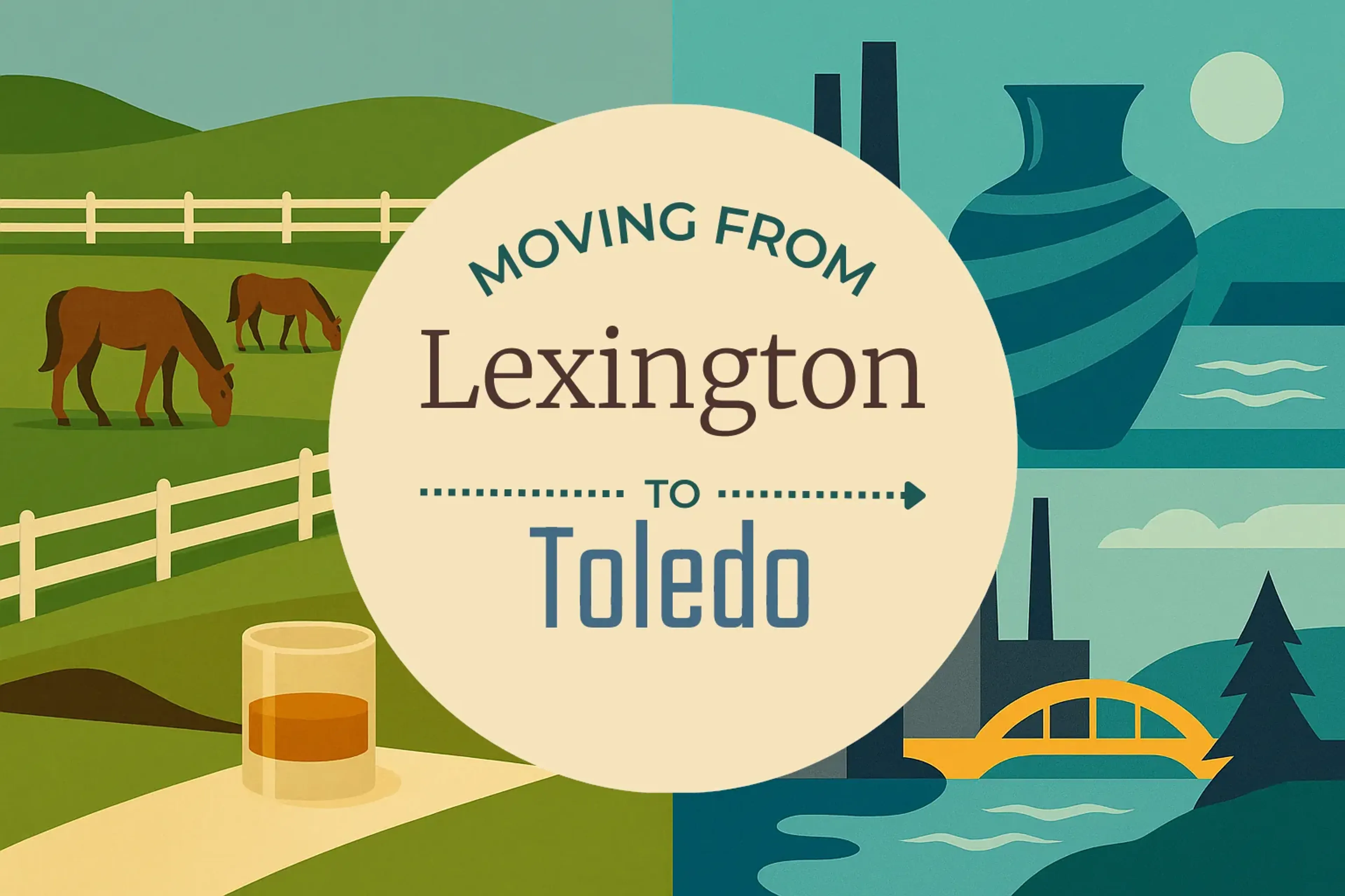Side-by-side comparison of Lexington to Toledo moving companies