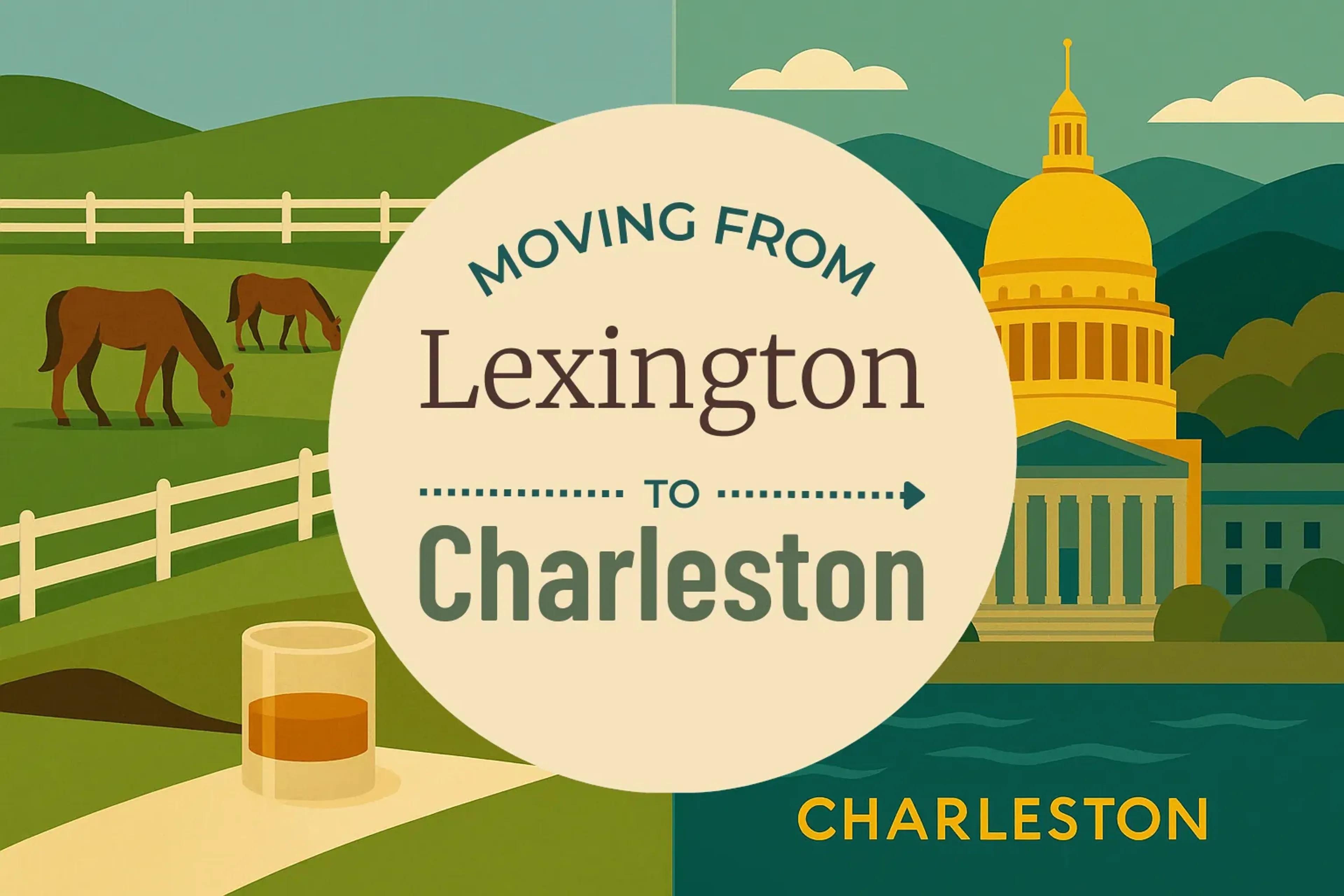 Side-by-side comparison of Lexington to Charleston moving companies