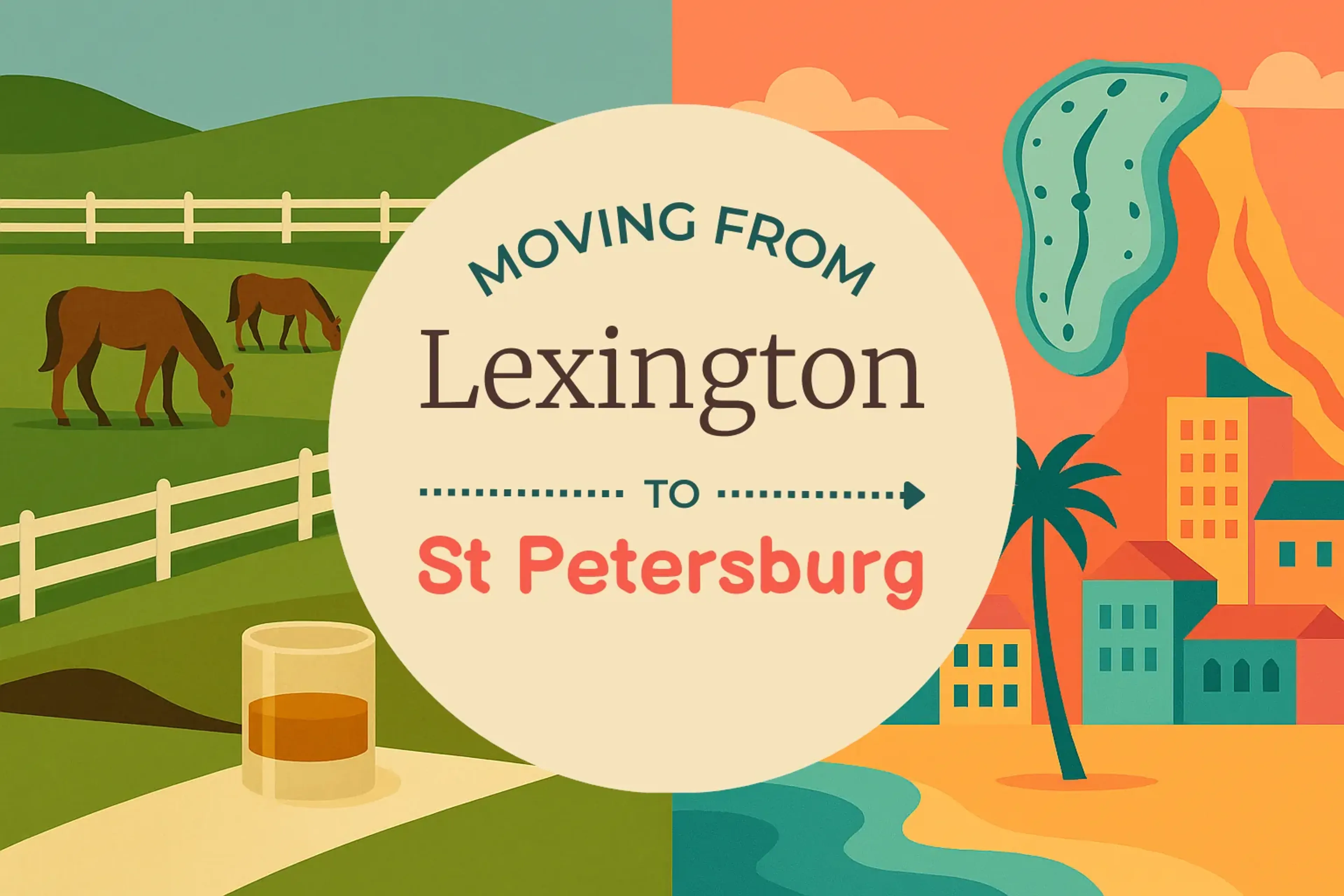Side-by-side comparison of Lexington to St. Petersburg moving companies
