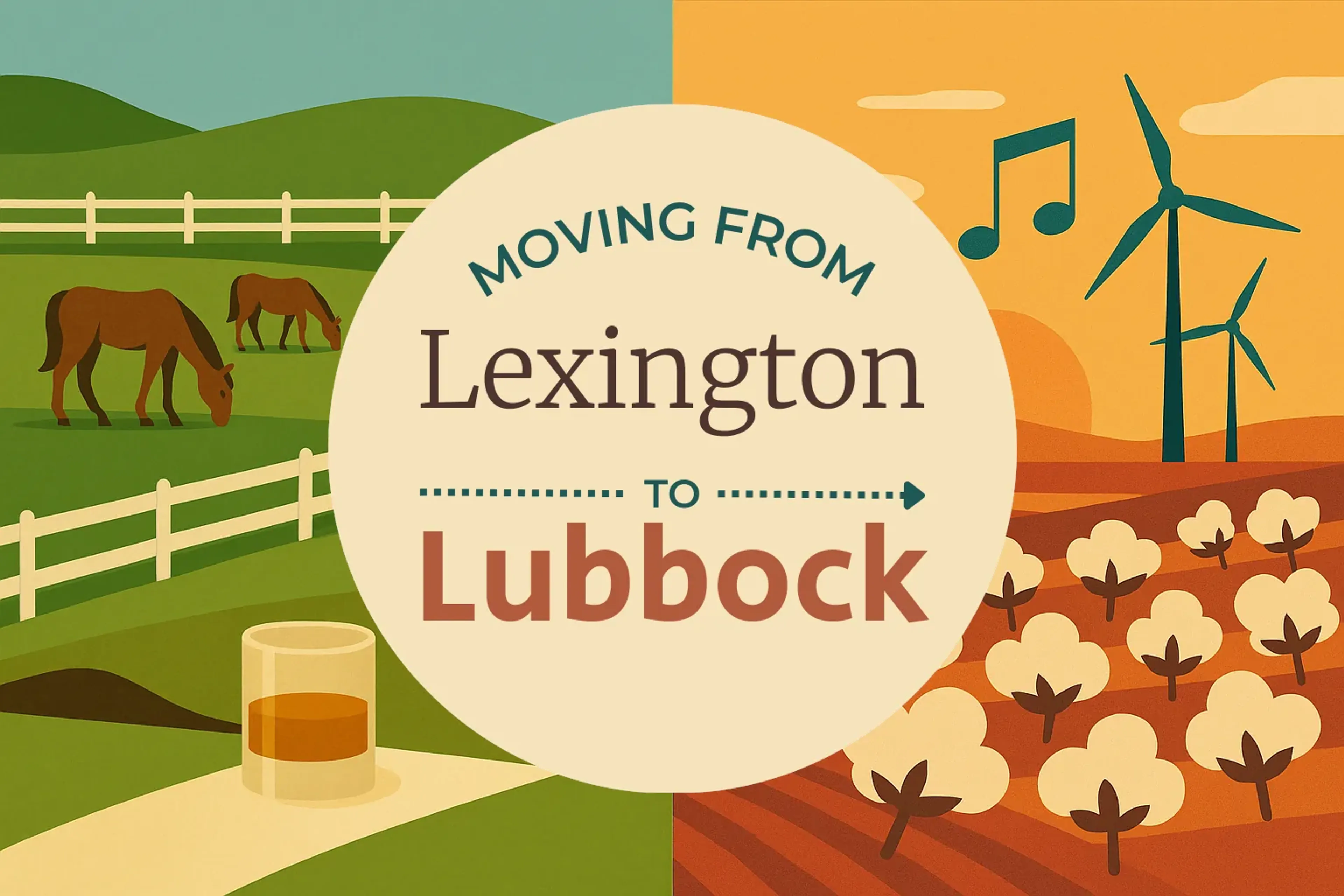 Side-by-side comparison of Lexington to Lubbock moving companies