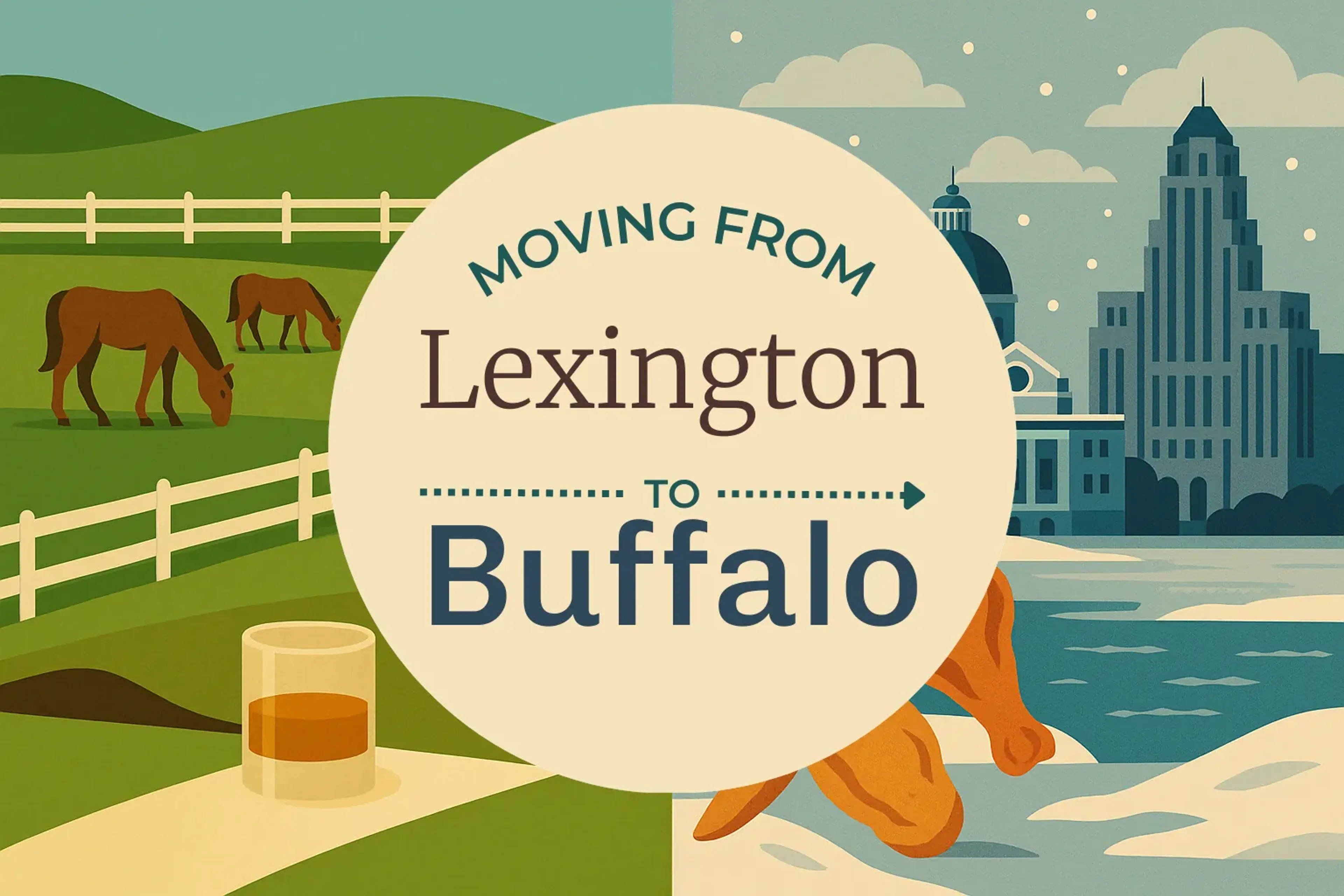Side-by-side comparison of Lexington to Buffalo moving companies