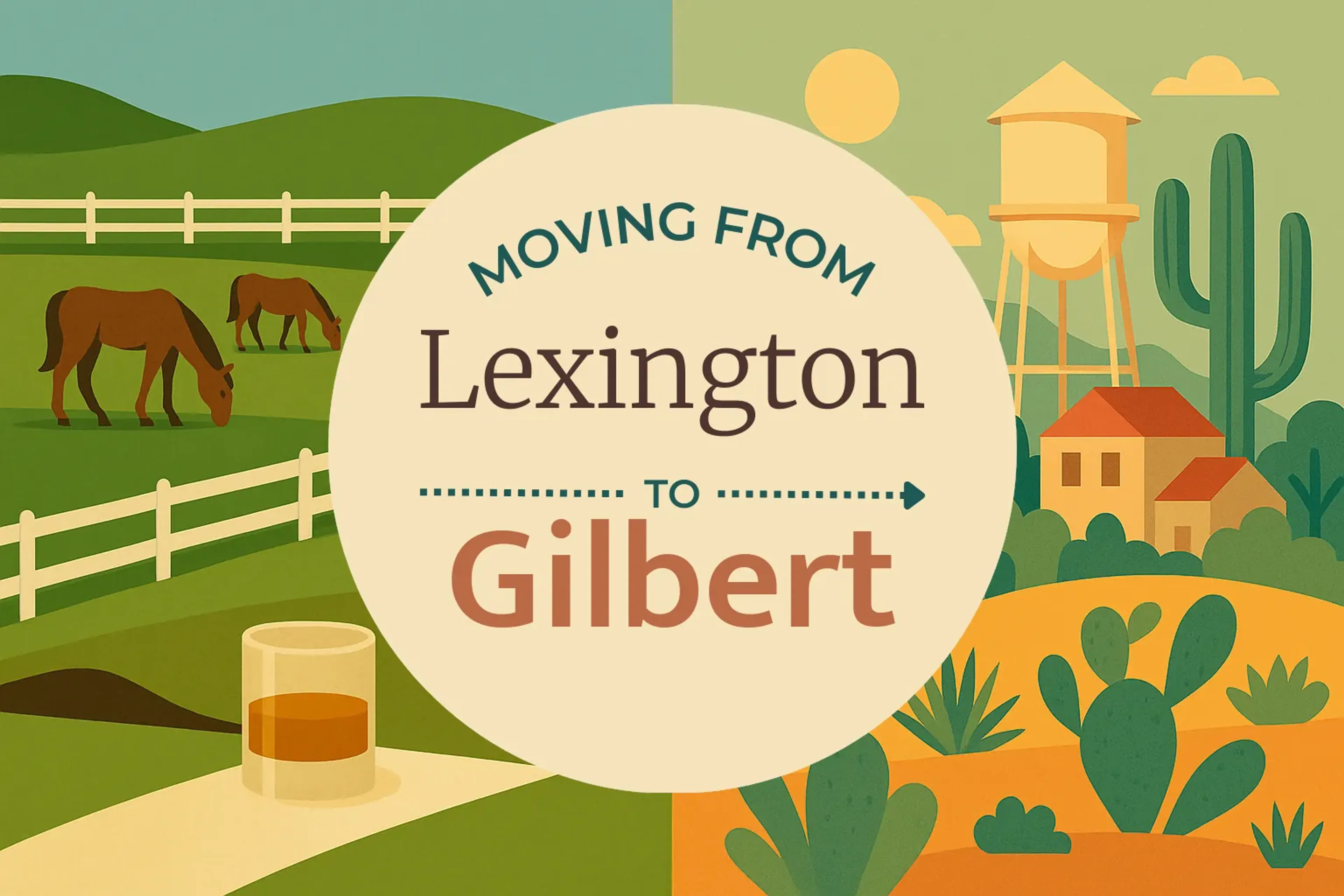 Side-by-side comparison of Lexington to Gilbert moving companies
