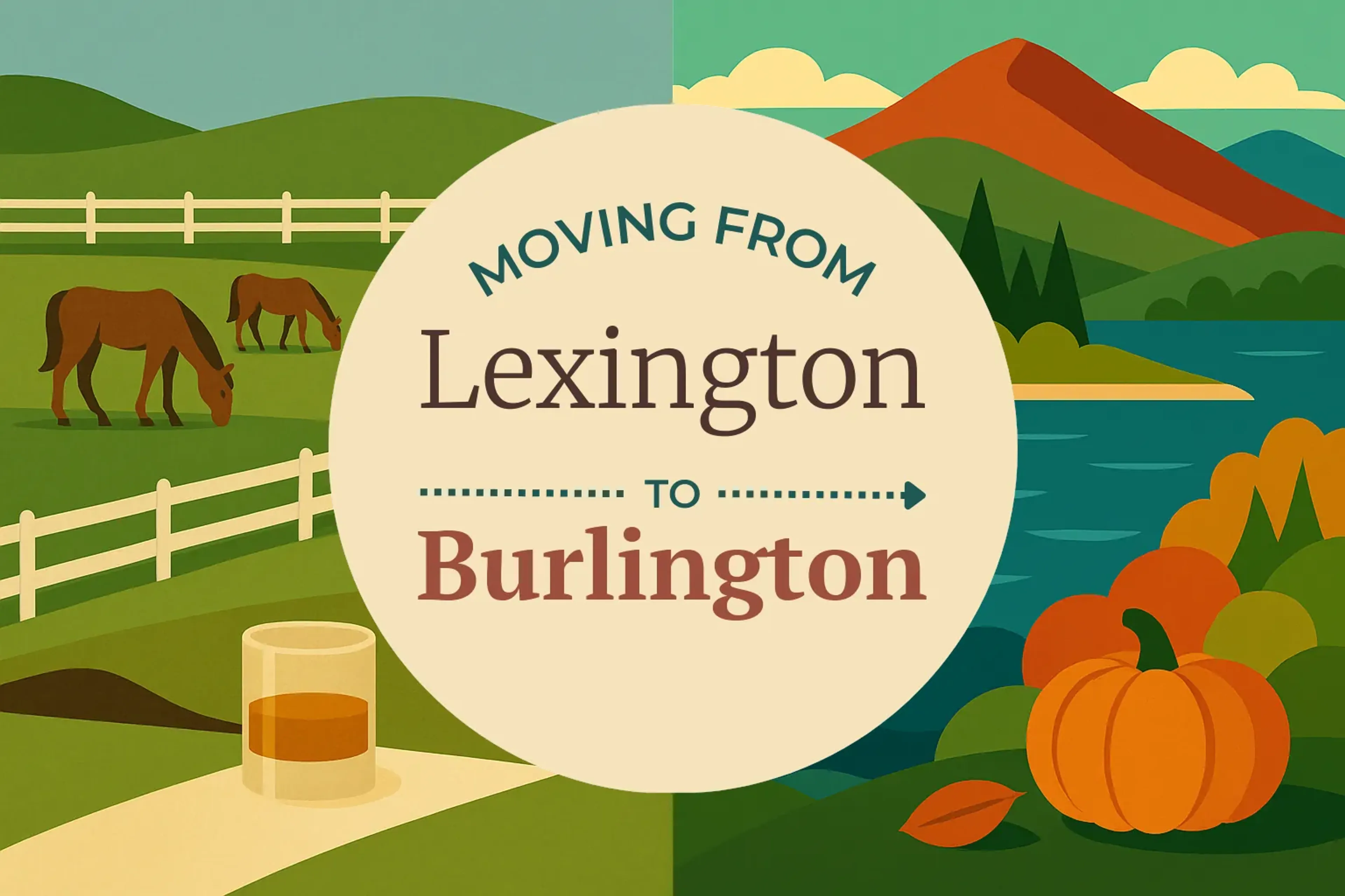 Side-by-side comparison of Lexington to Burlington moving companies