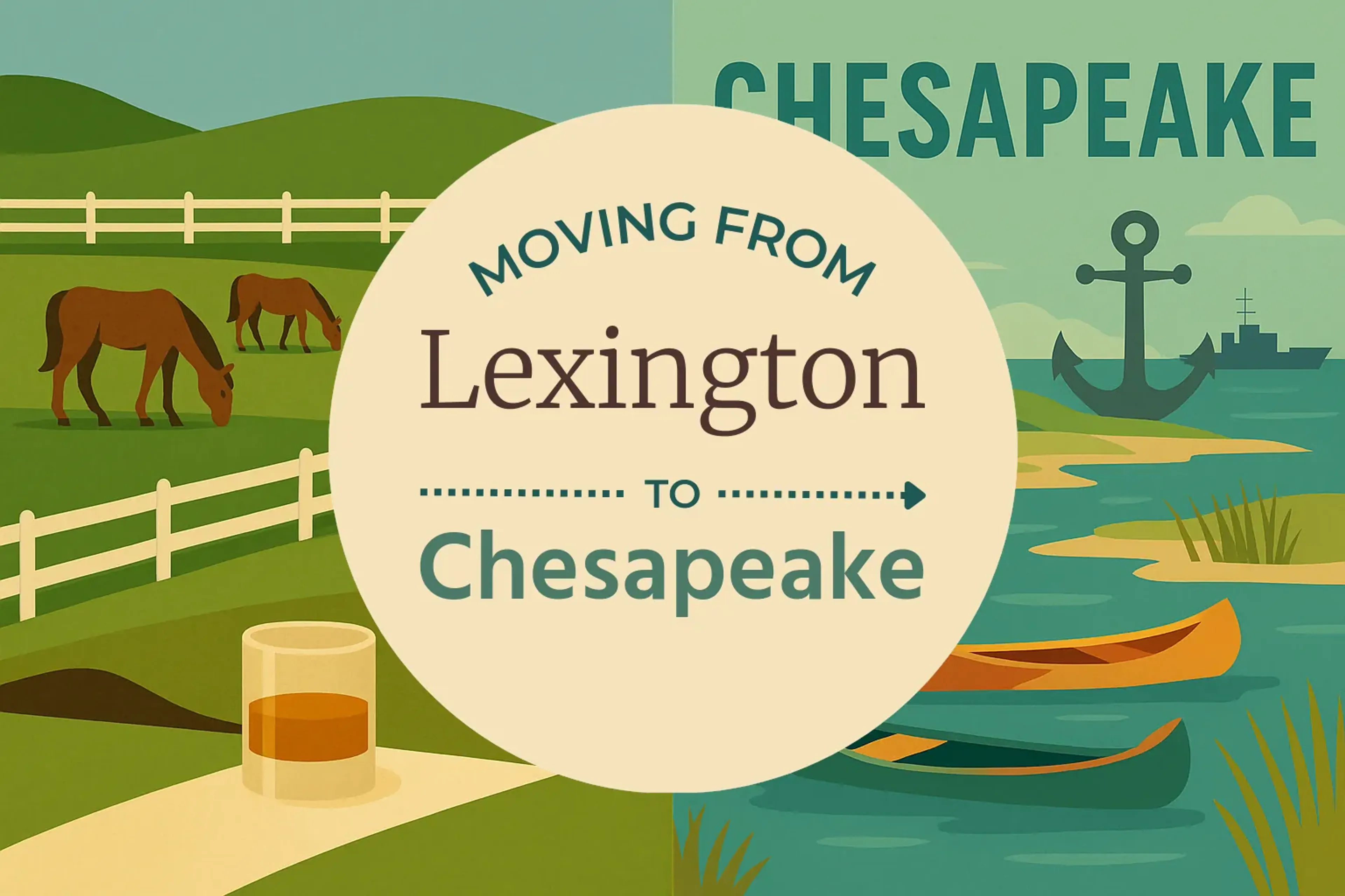 Side-by-side comparison of Lexington to Chesapeake moving companies