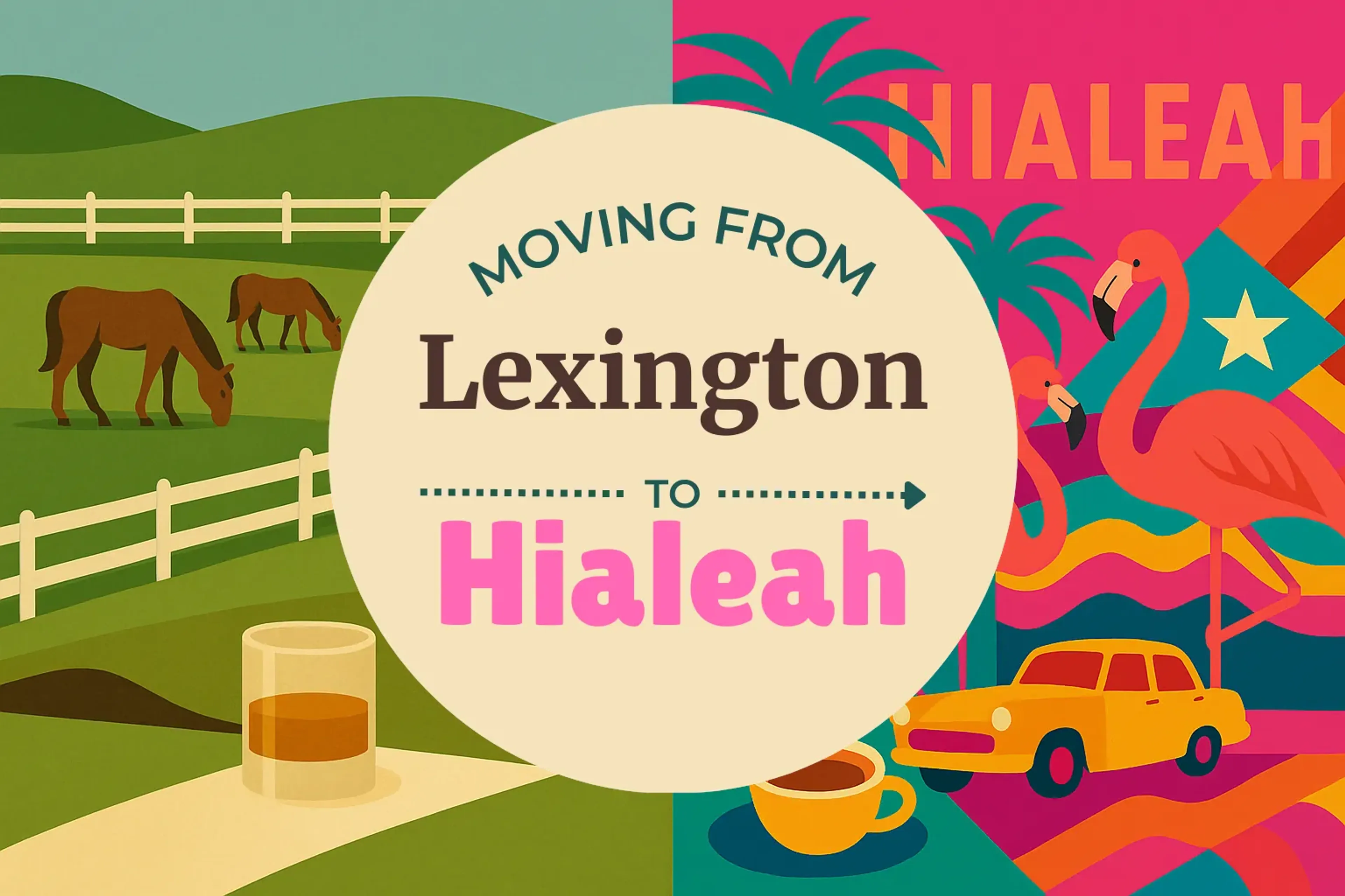 Side-by-side comparison of Lexington to Hialeah moving companies