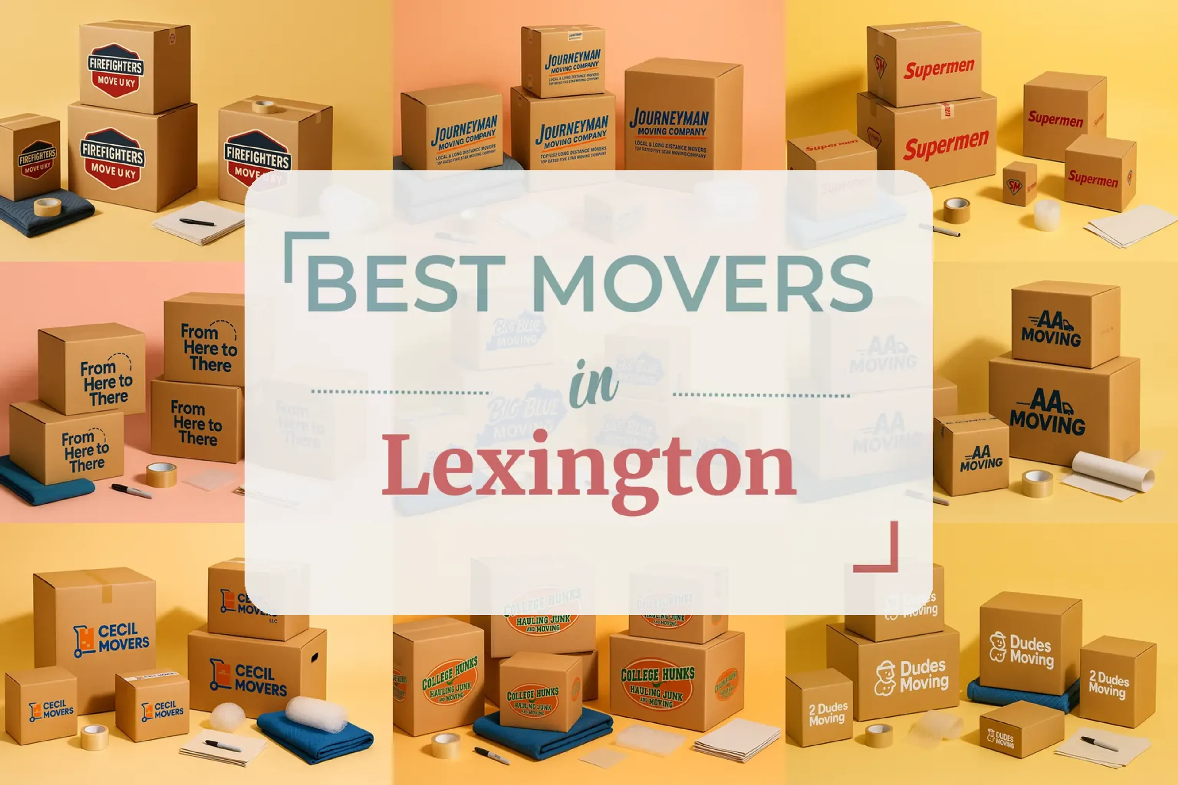 Side-by-side comparison of Lexington moving companies