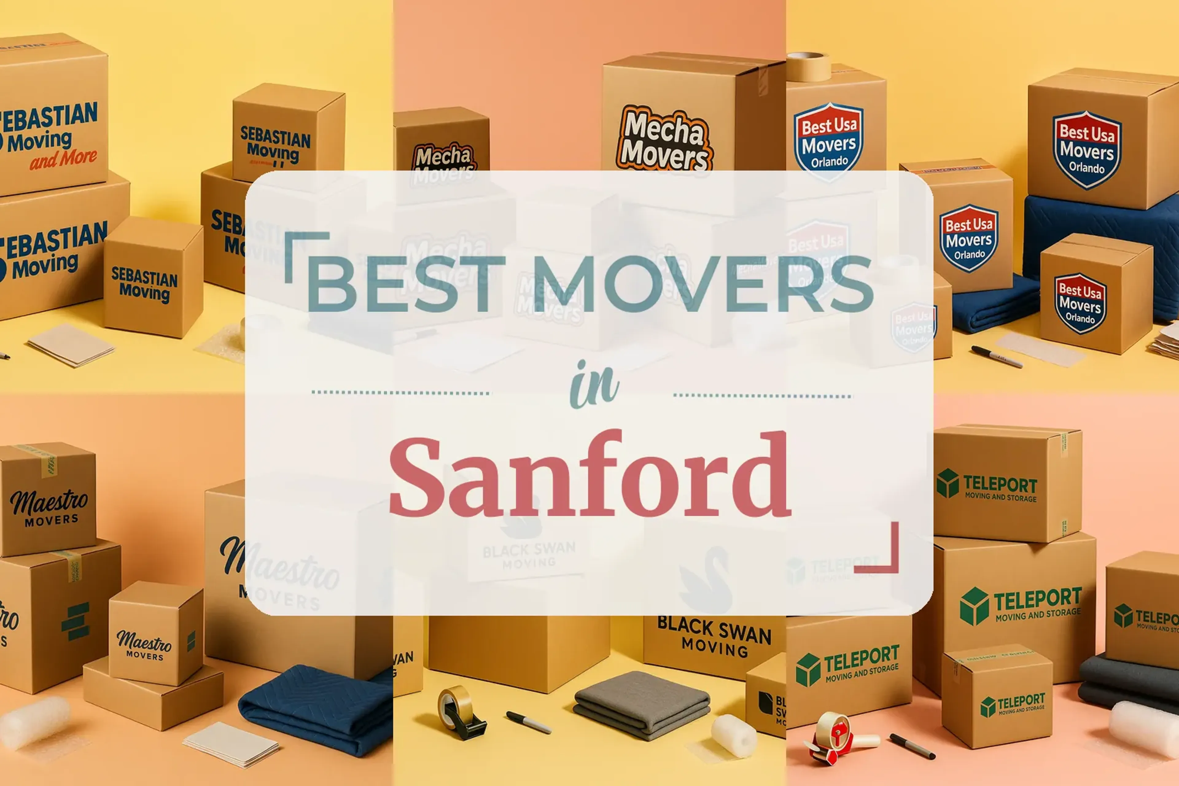 Side-by-side comparison of Sanford moving companies
