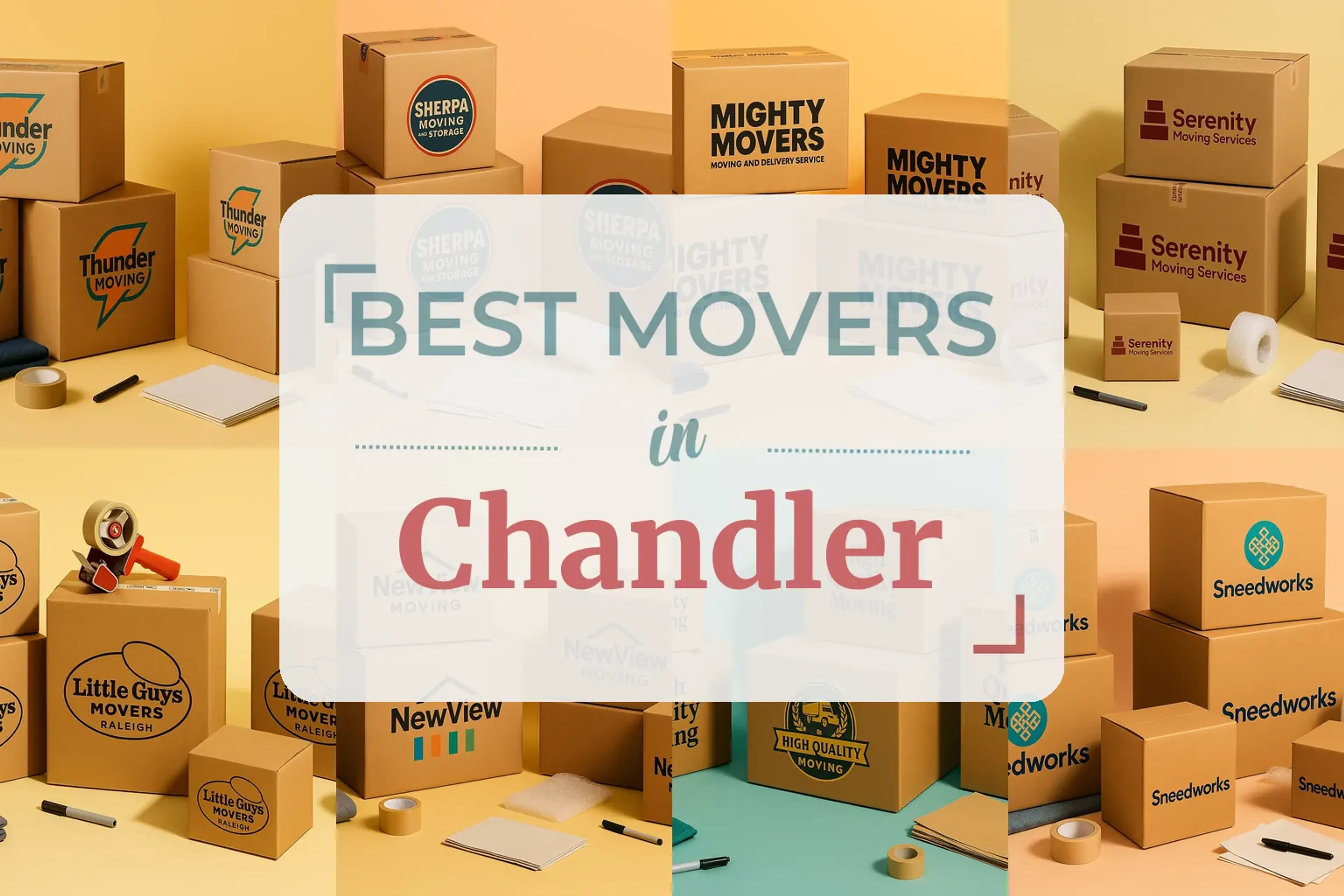 Side-by-side comparison of Chandler moving companies