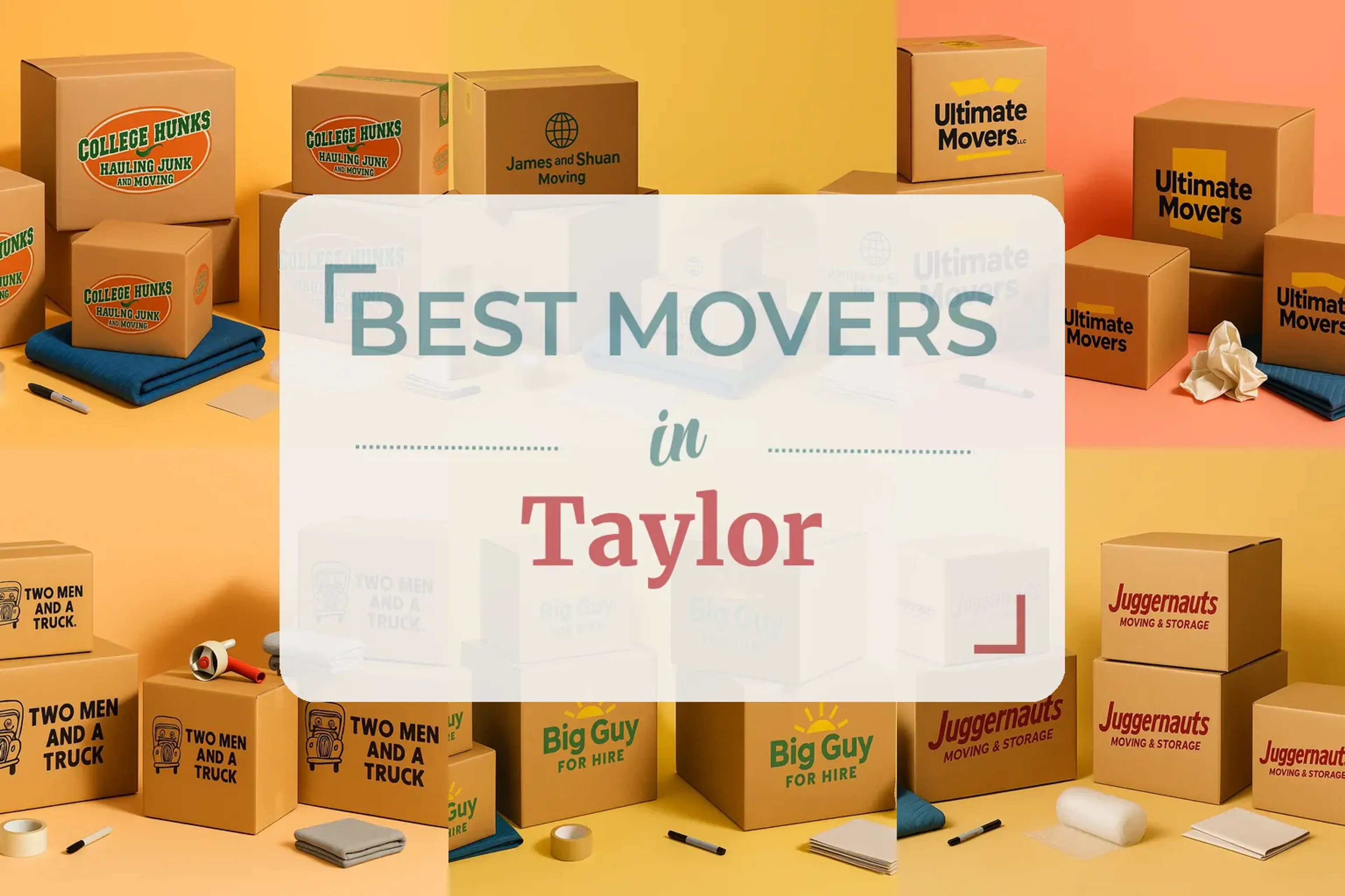 Side-by-side comparison of Taylor moving companies
