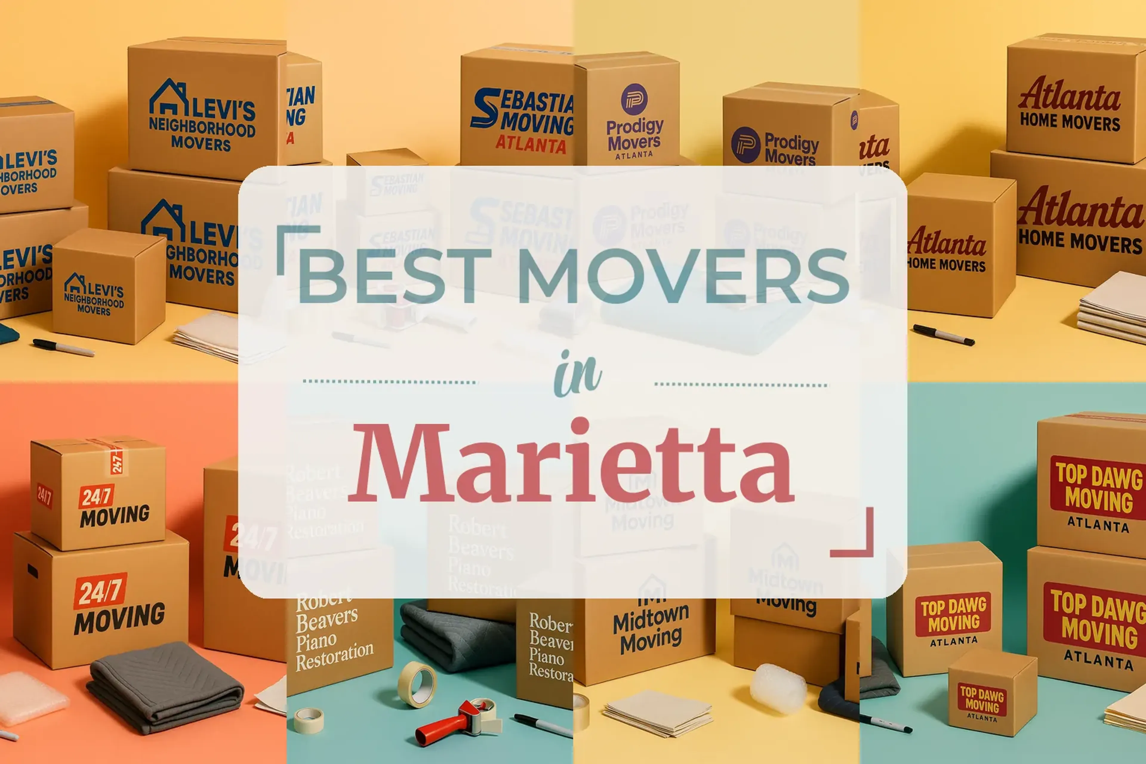 Side-by-side comparison of Marietta moving companies