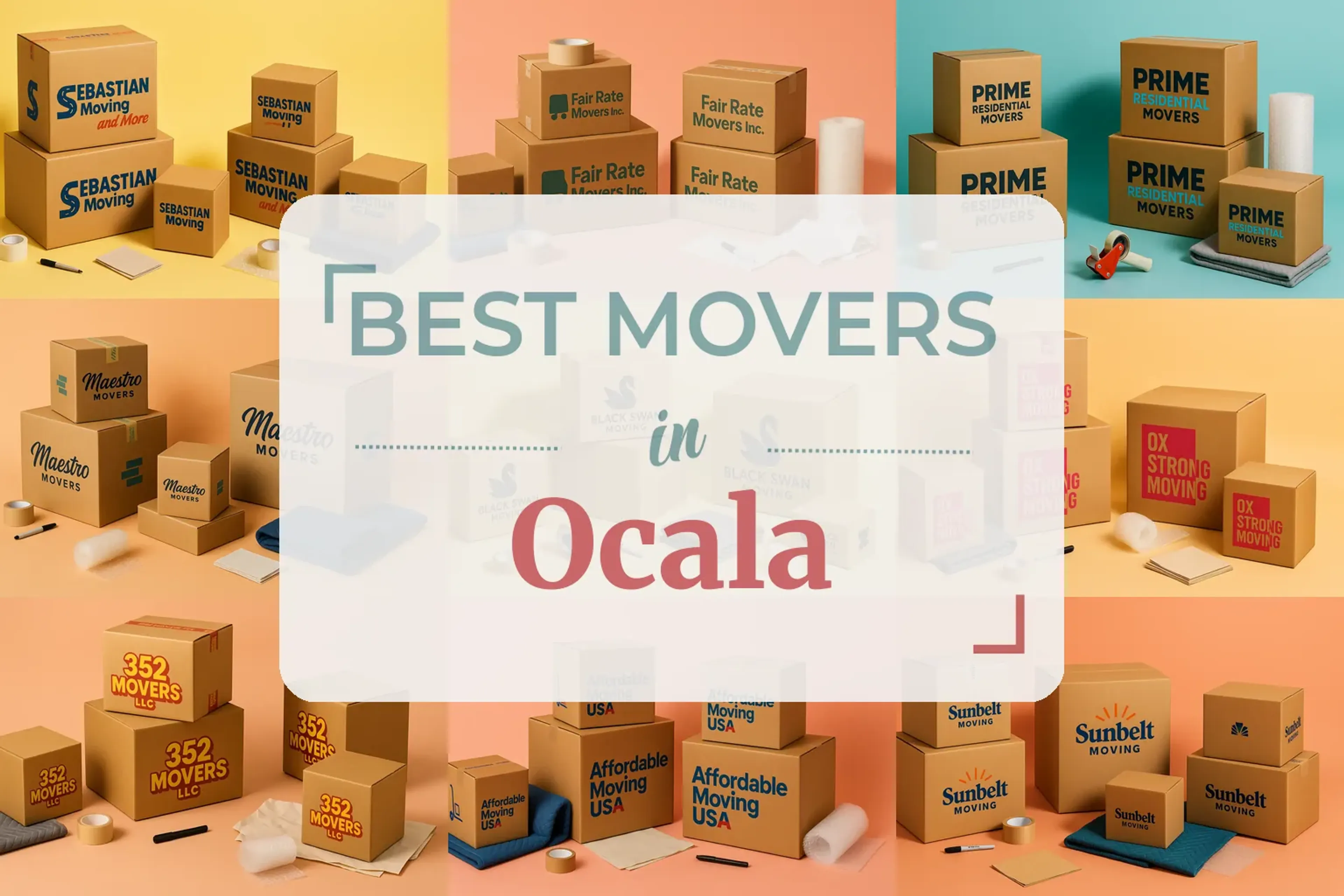 Side-by-side comparison of Ocala moving companies