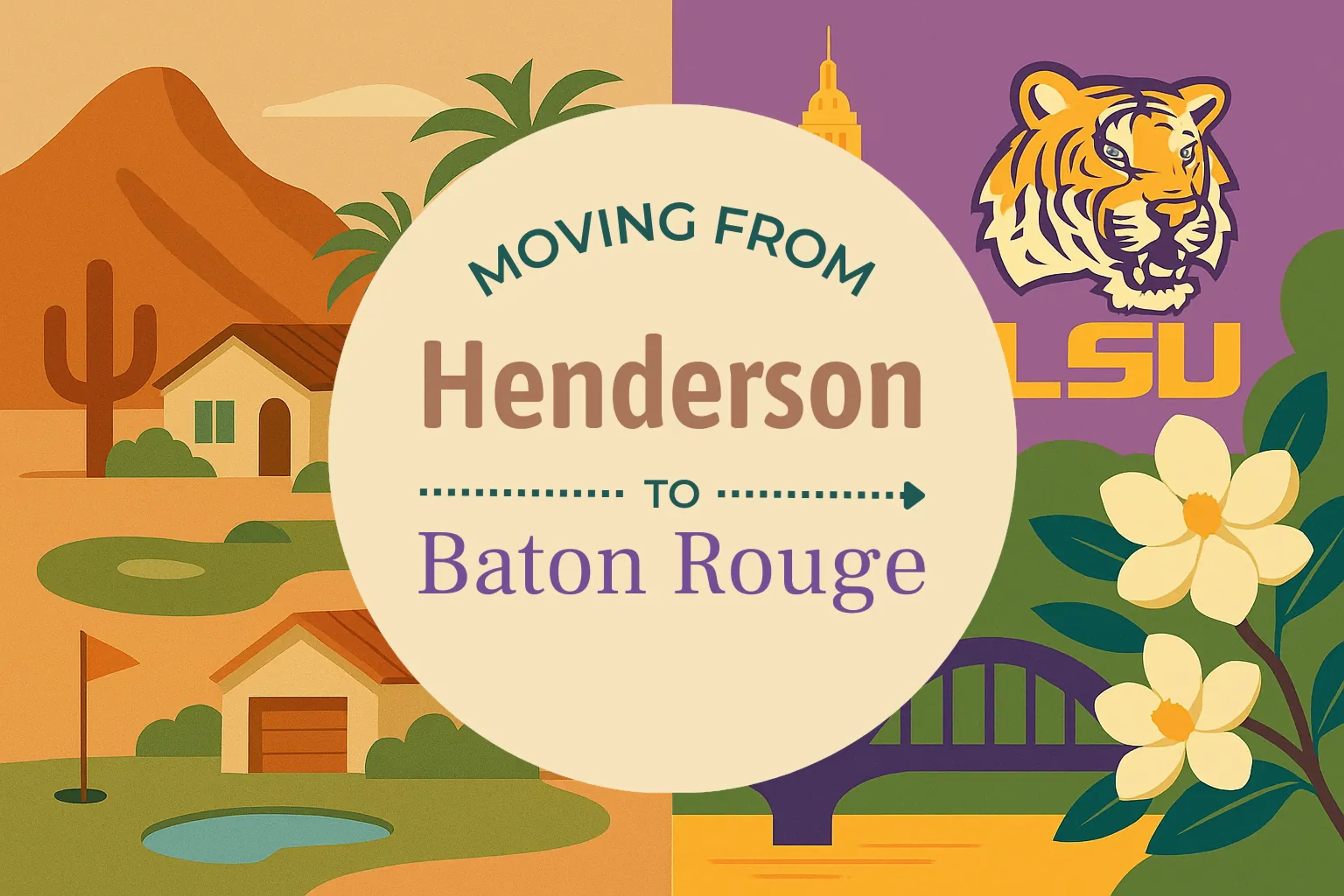Side-by-side comparison of Henderson to Baton Rouge moving companies
