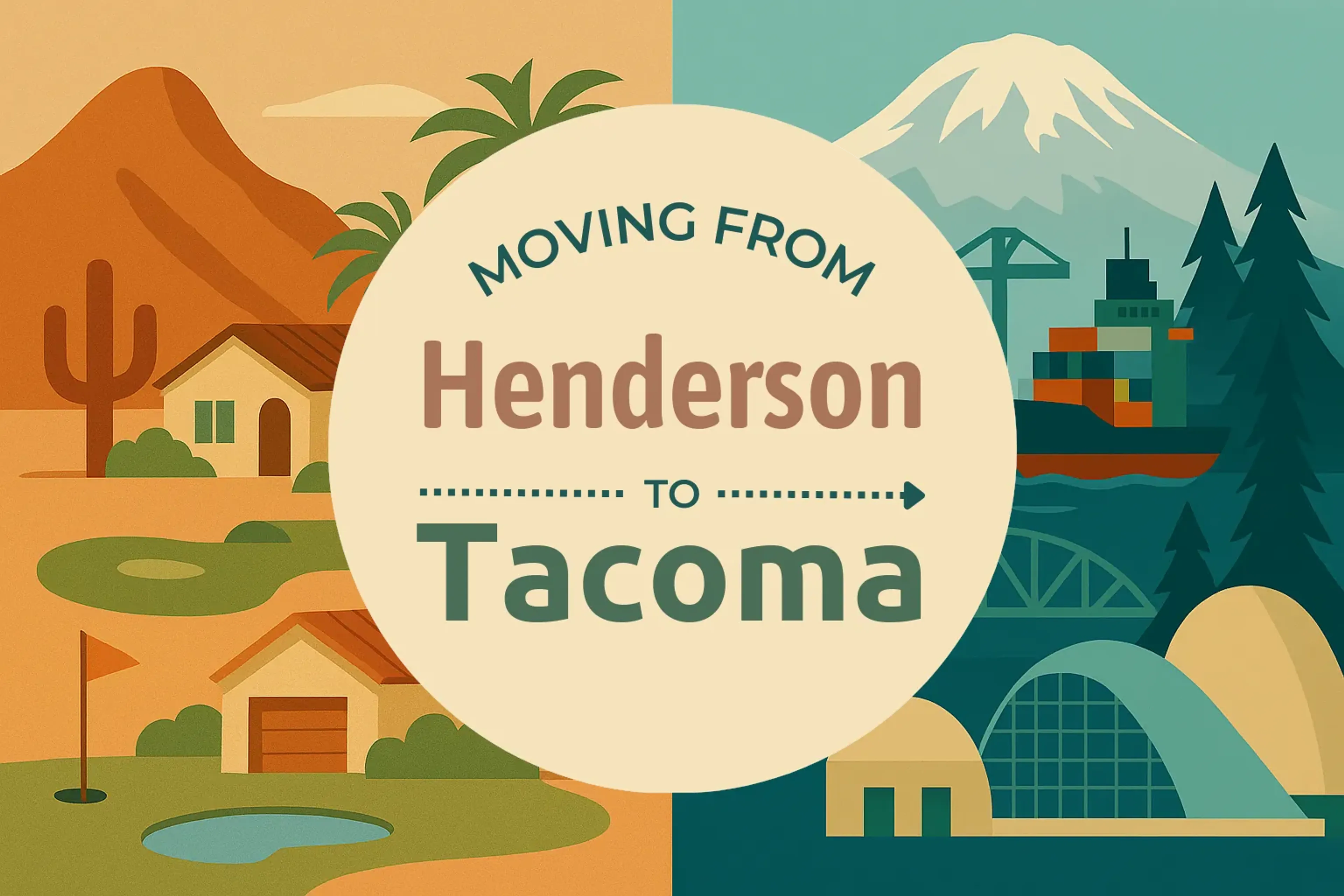 Side-by-side comparison of Henderson to Tacoma moving companies