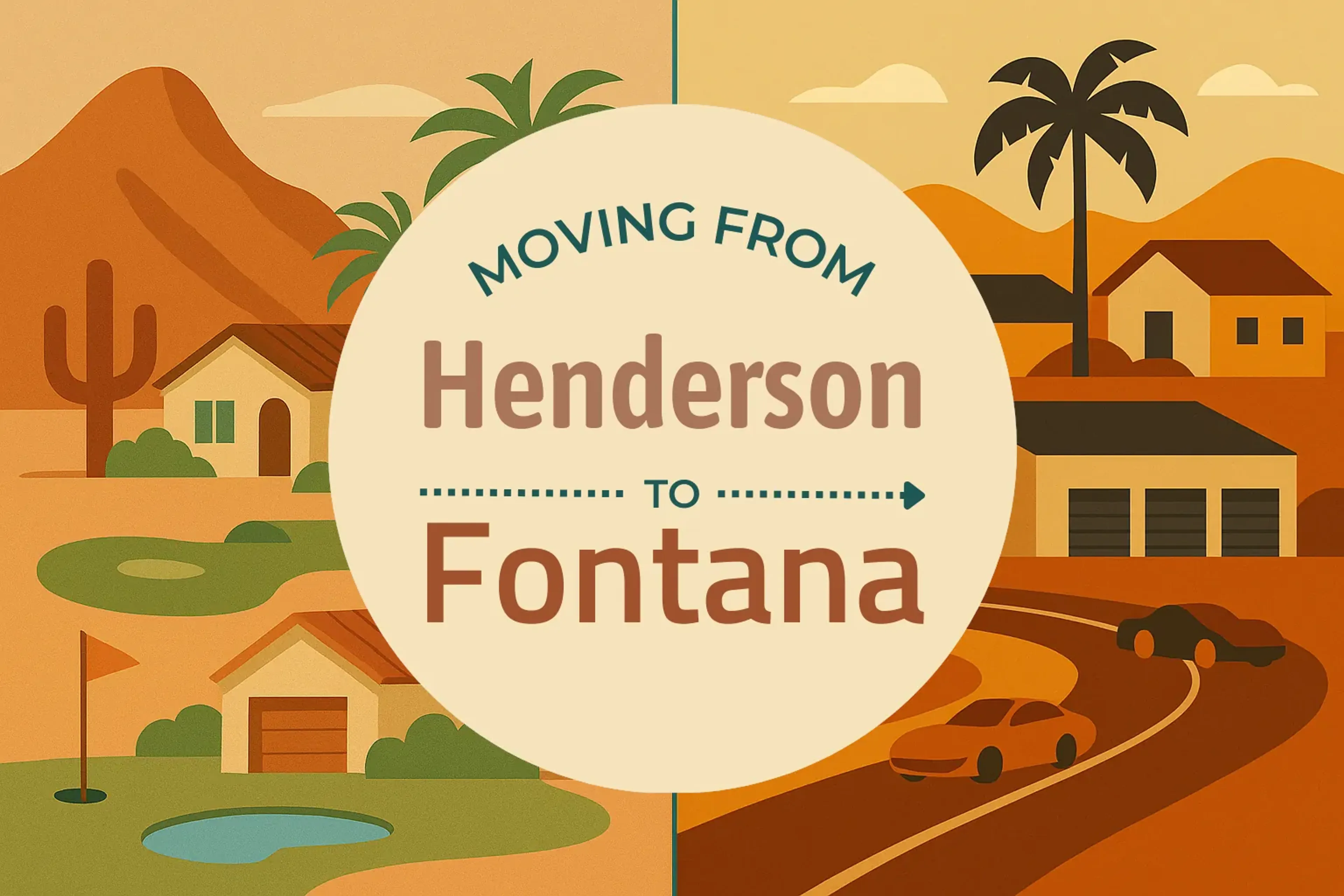 Side-by-side comparison of Henderson to Fontana moving companies