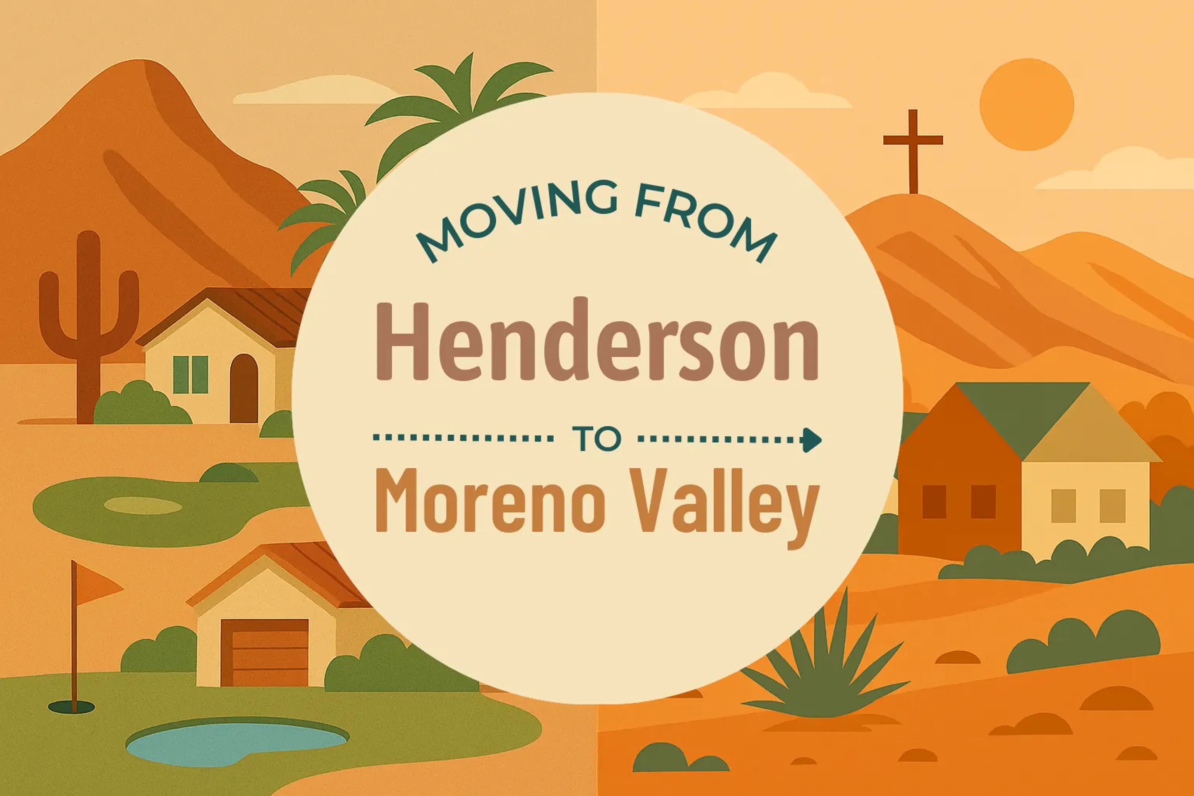 Side-by-side comparison of Henderson to Moreno Valley moving companies