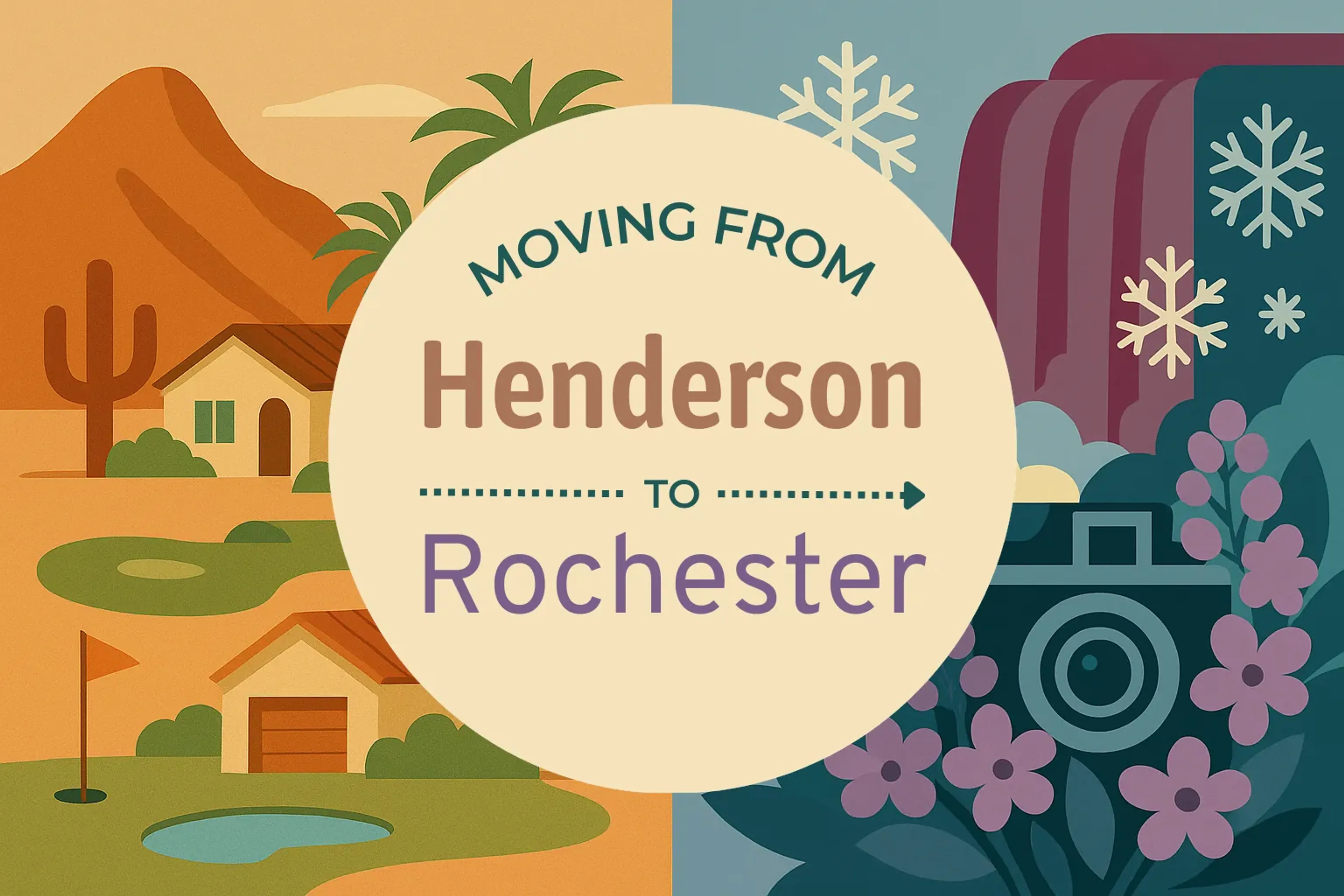 Side-by-side comparison of Henderson to Rochester moving companies
