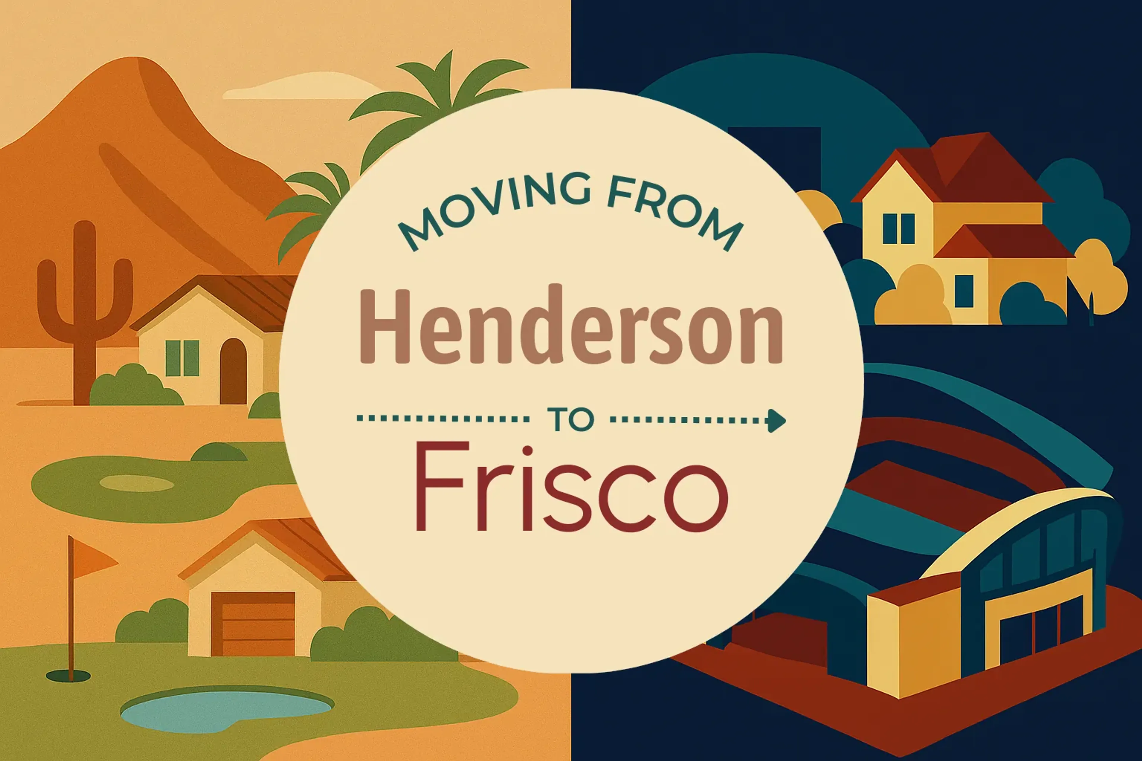 Side-by-side comparison of Henderson to Frisco moving companies