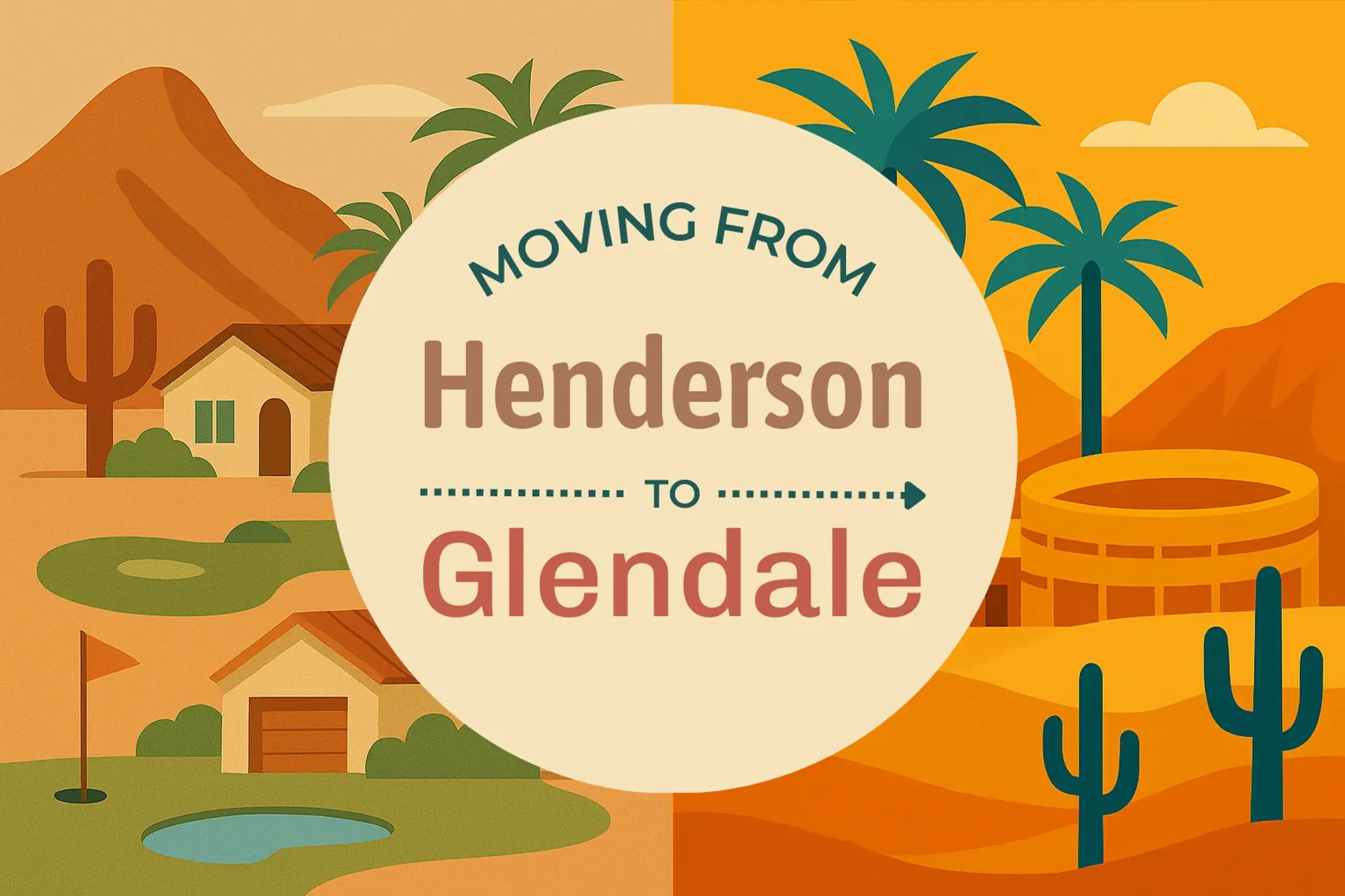 Side-by-side comparison of Henderson to Glendale moving companies