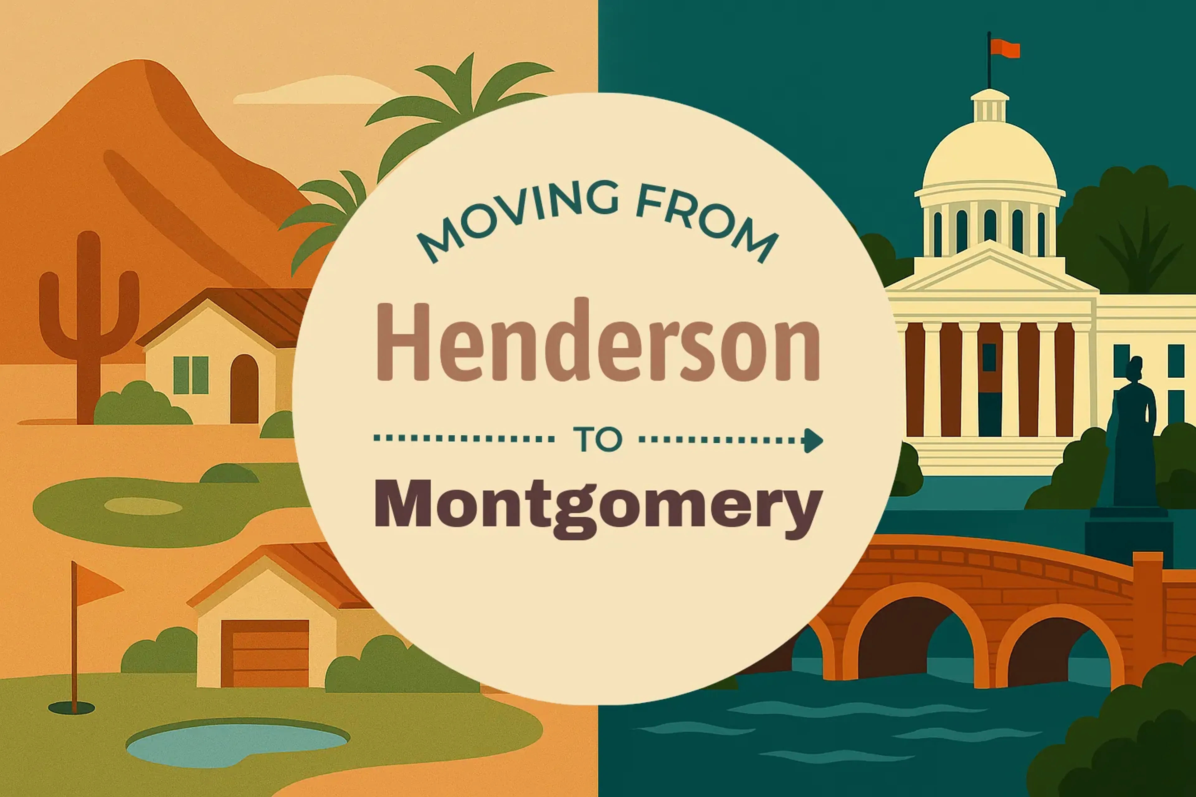 Side-by-side comparison of Henderson to Montgomery moving companies
