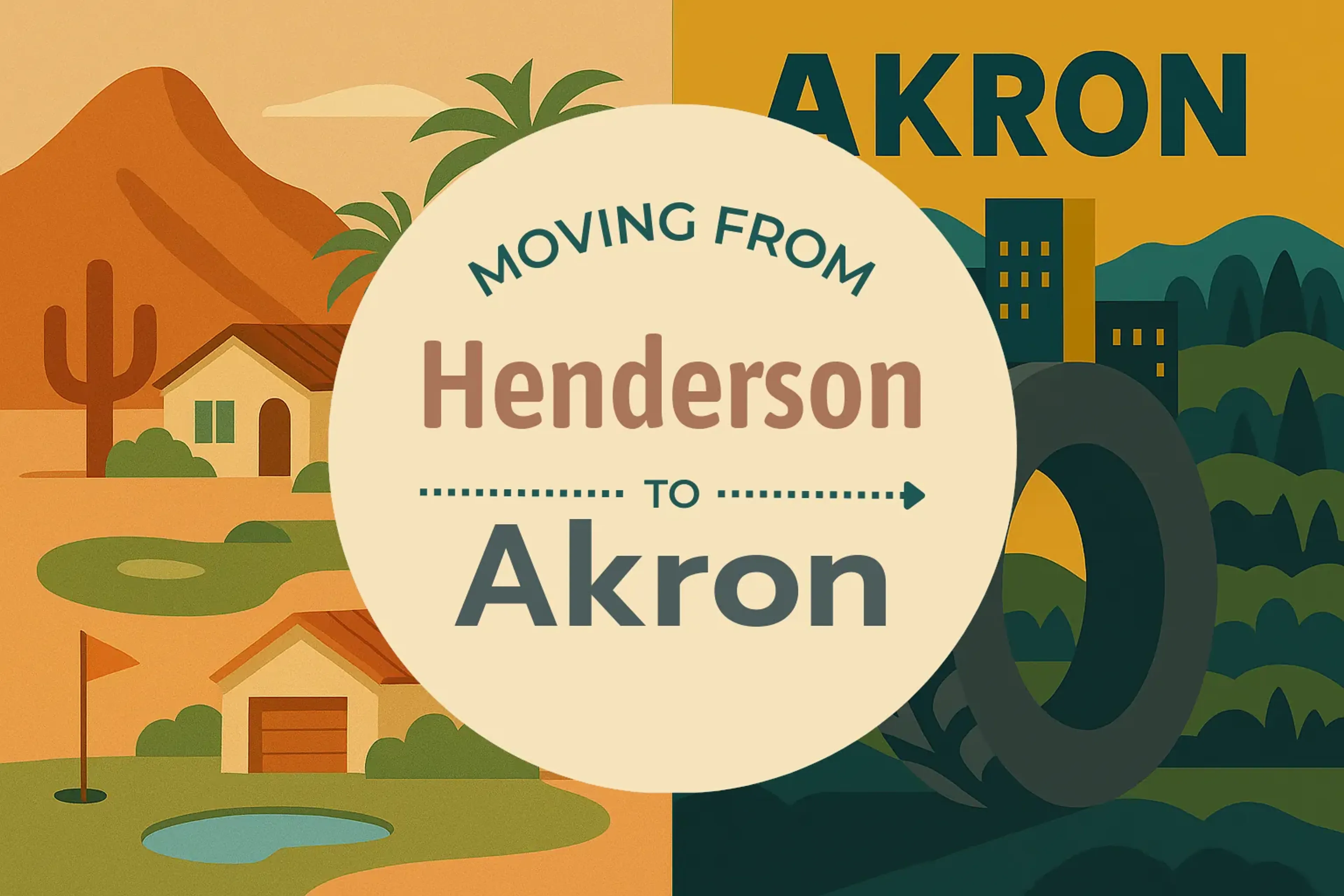 Side-by-side comparison of Henderson to Akron moving companies