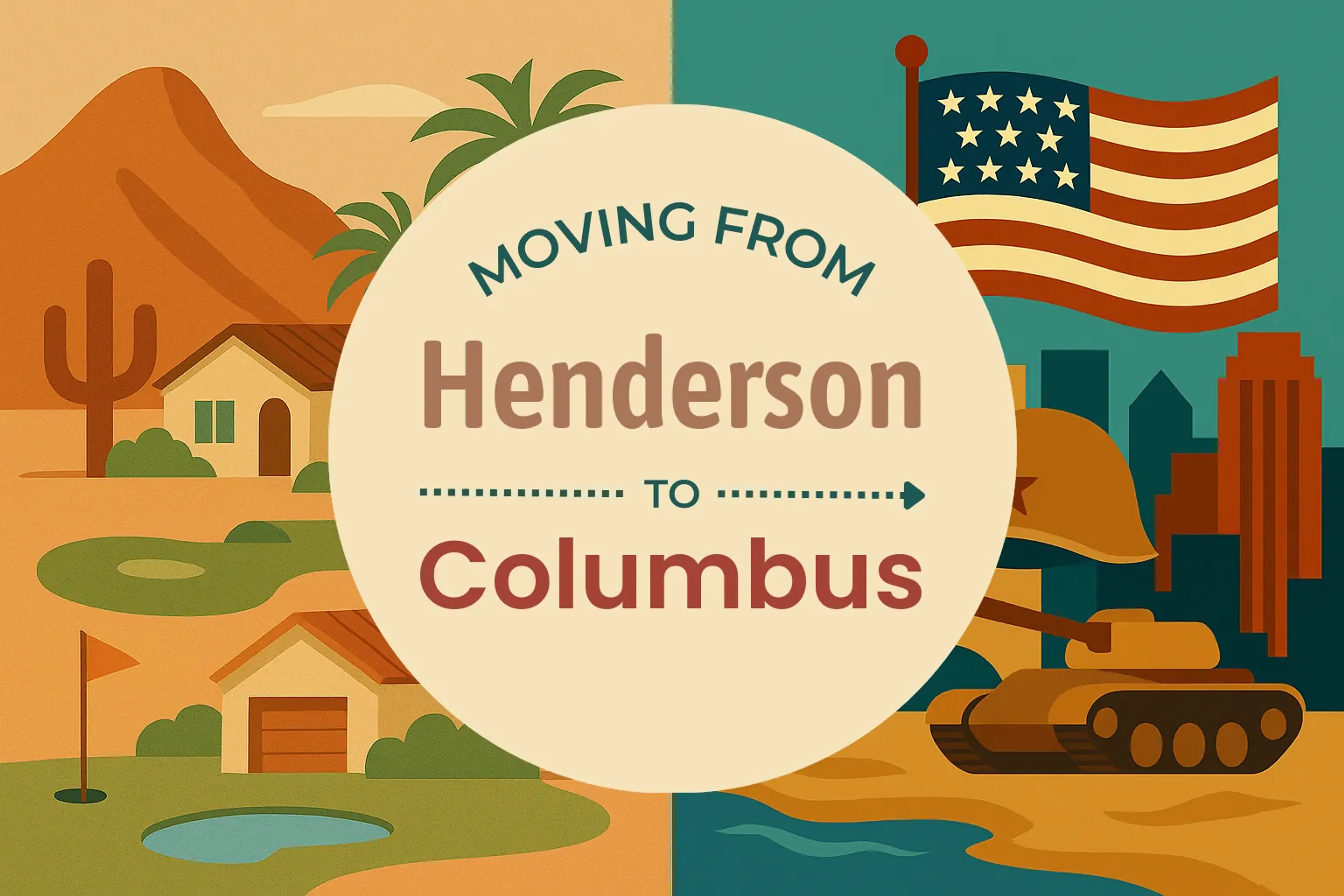 Side-by-side comparison of Henderson to Columbus moving companies