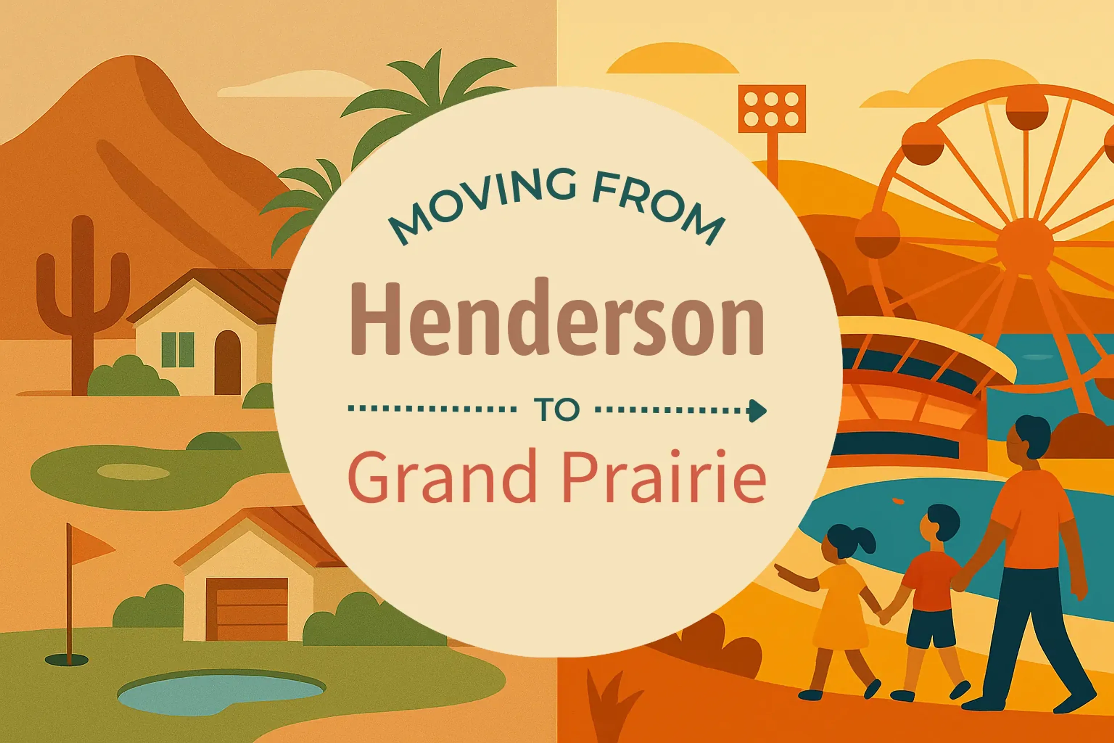 Side-by-side comparison of Henderson to Grand Prairie moving companies