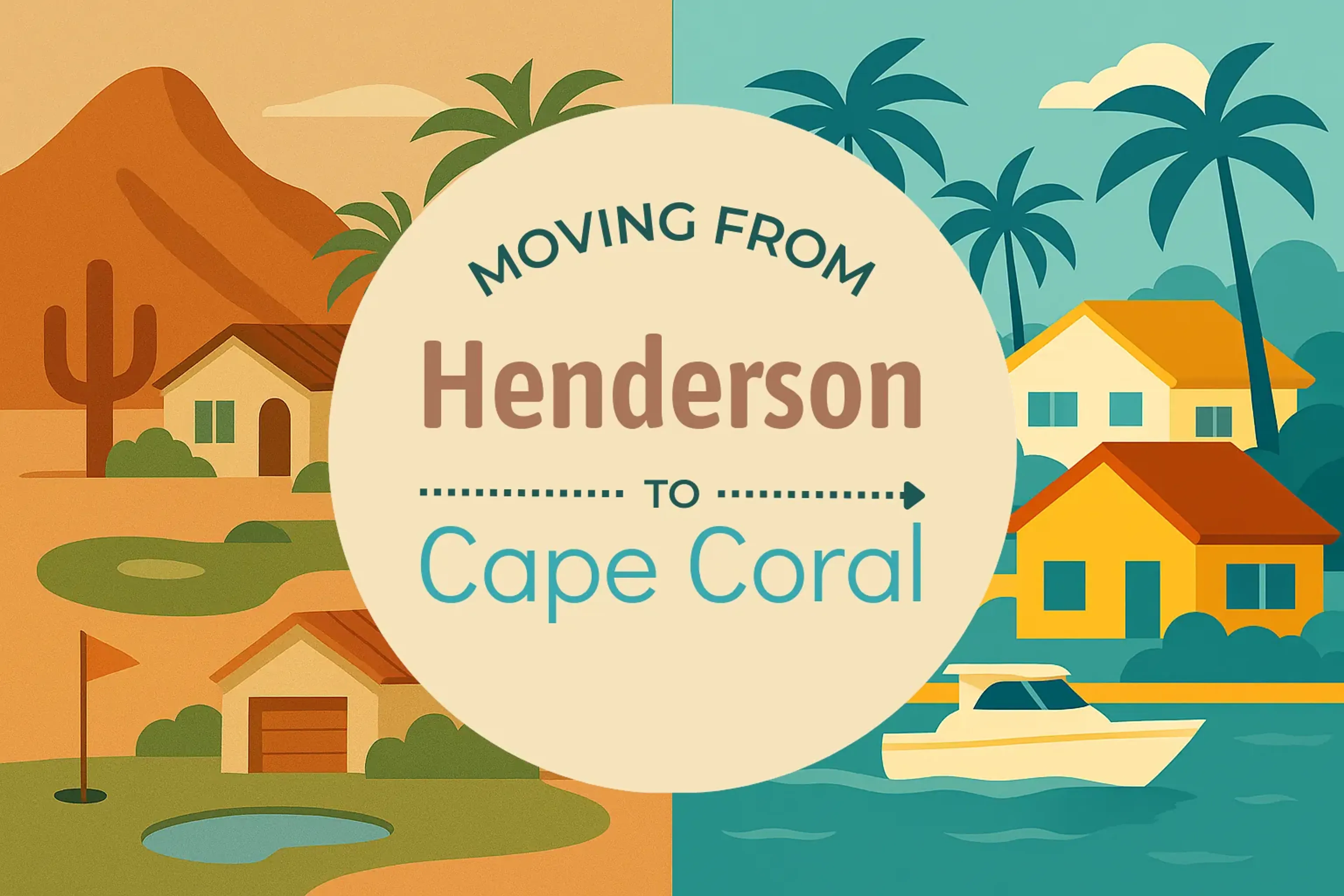Side-by-side comparison of Henderson to Cape Coral moving companies