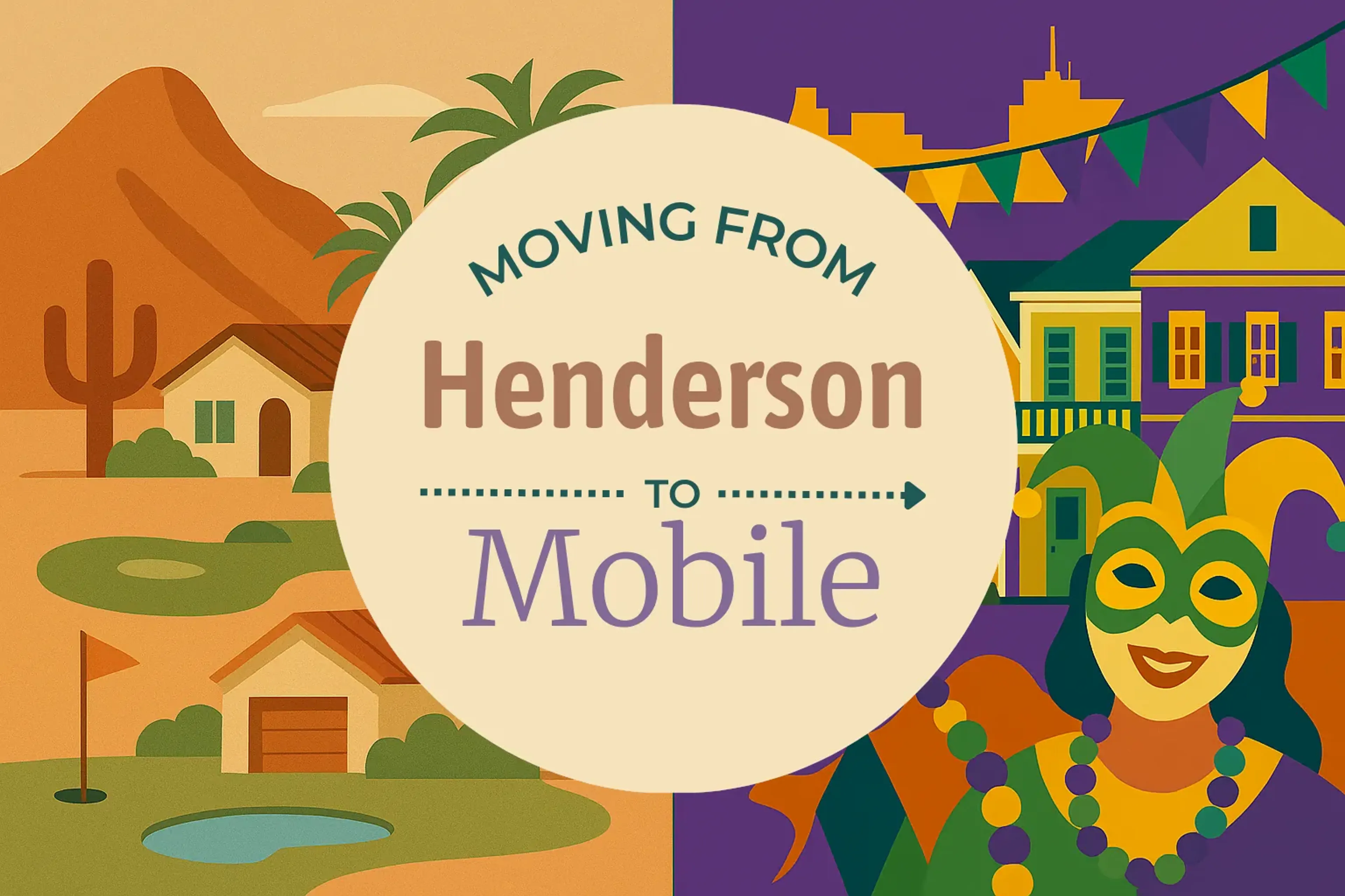 Side-by-side comparison of Henderson to Mobile moving companies