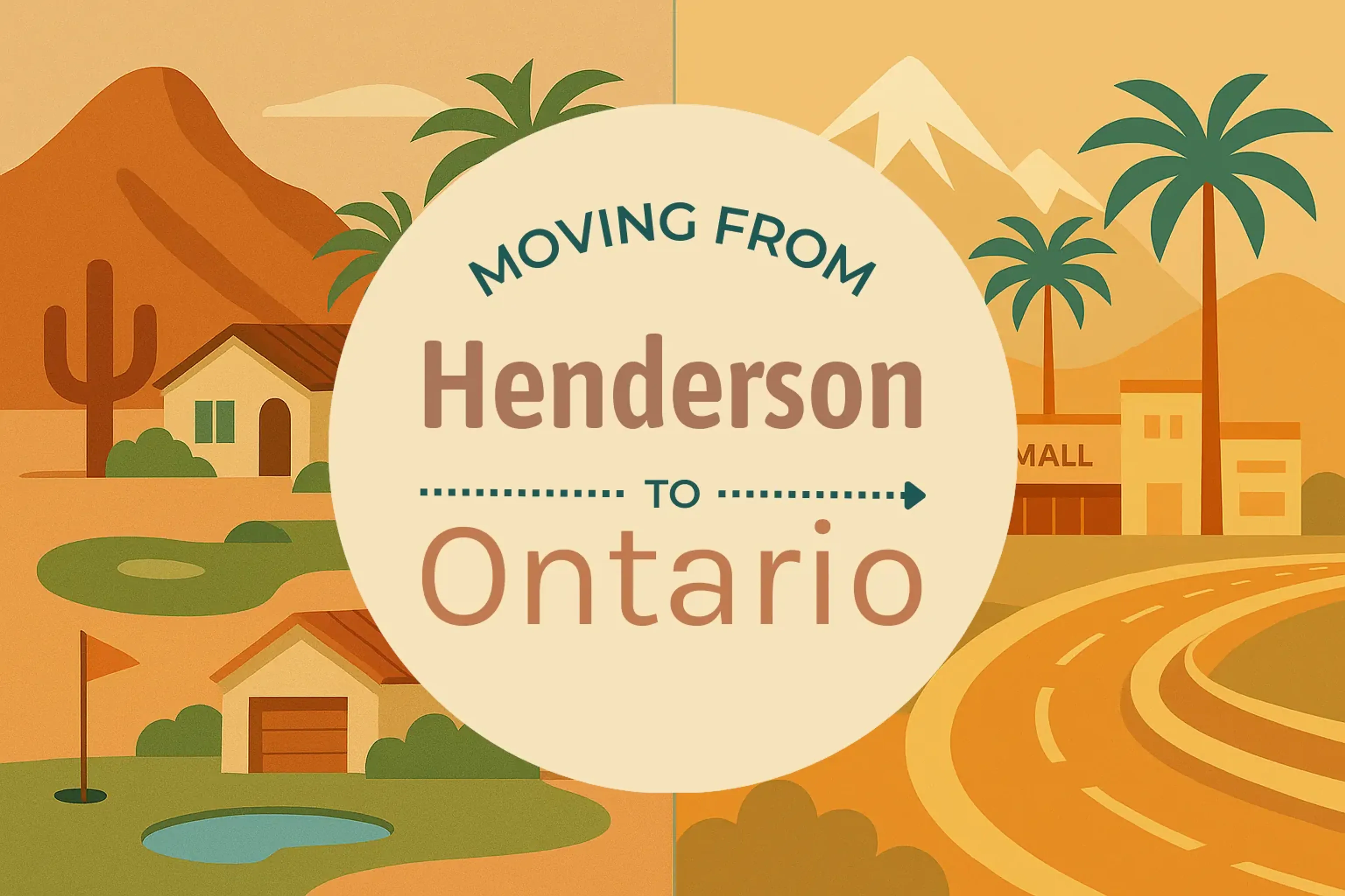 Side-by-side comparison of Henderson to Ontario moving companies
