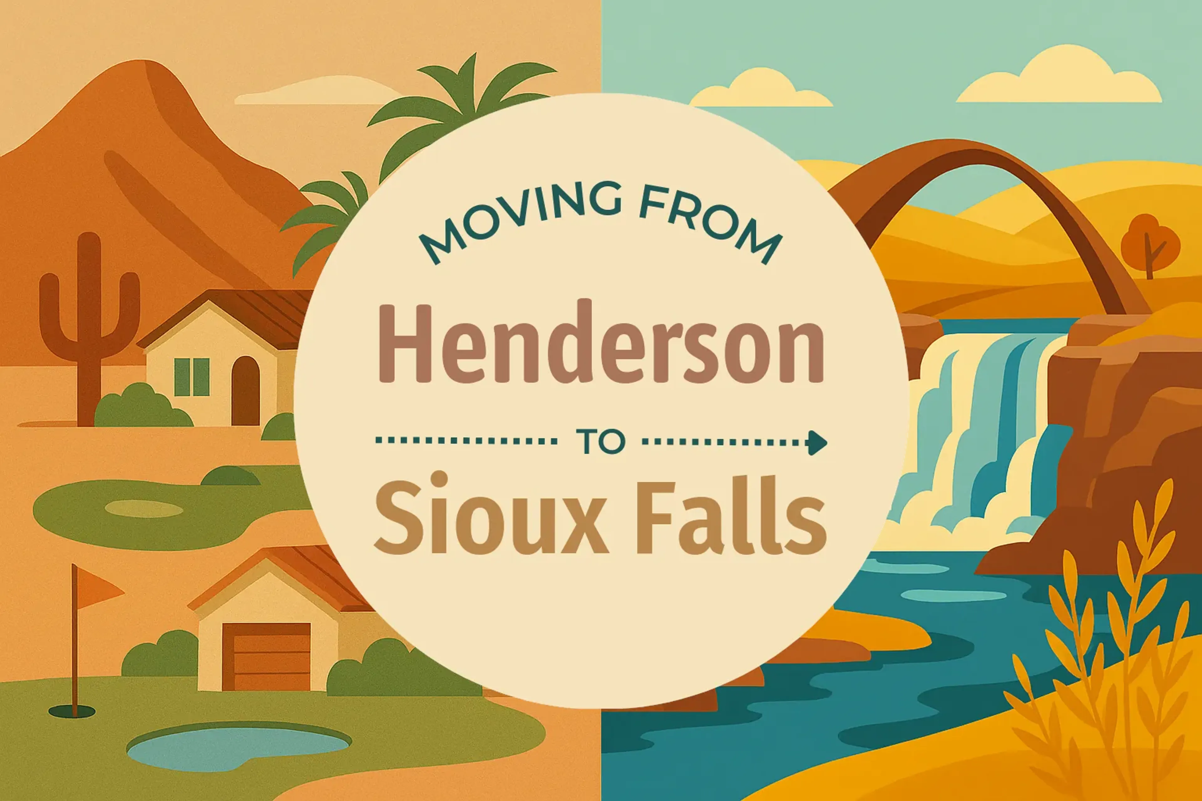 Side-by-side comparison of Henderson to Sioux Falls moving companies