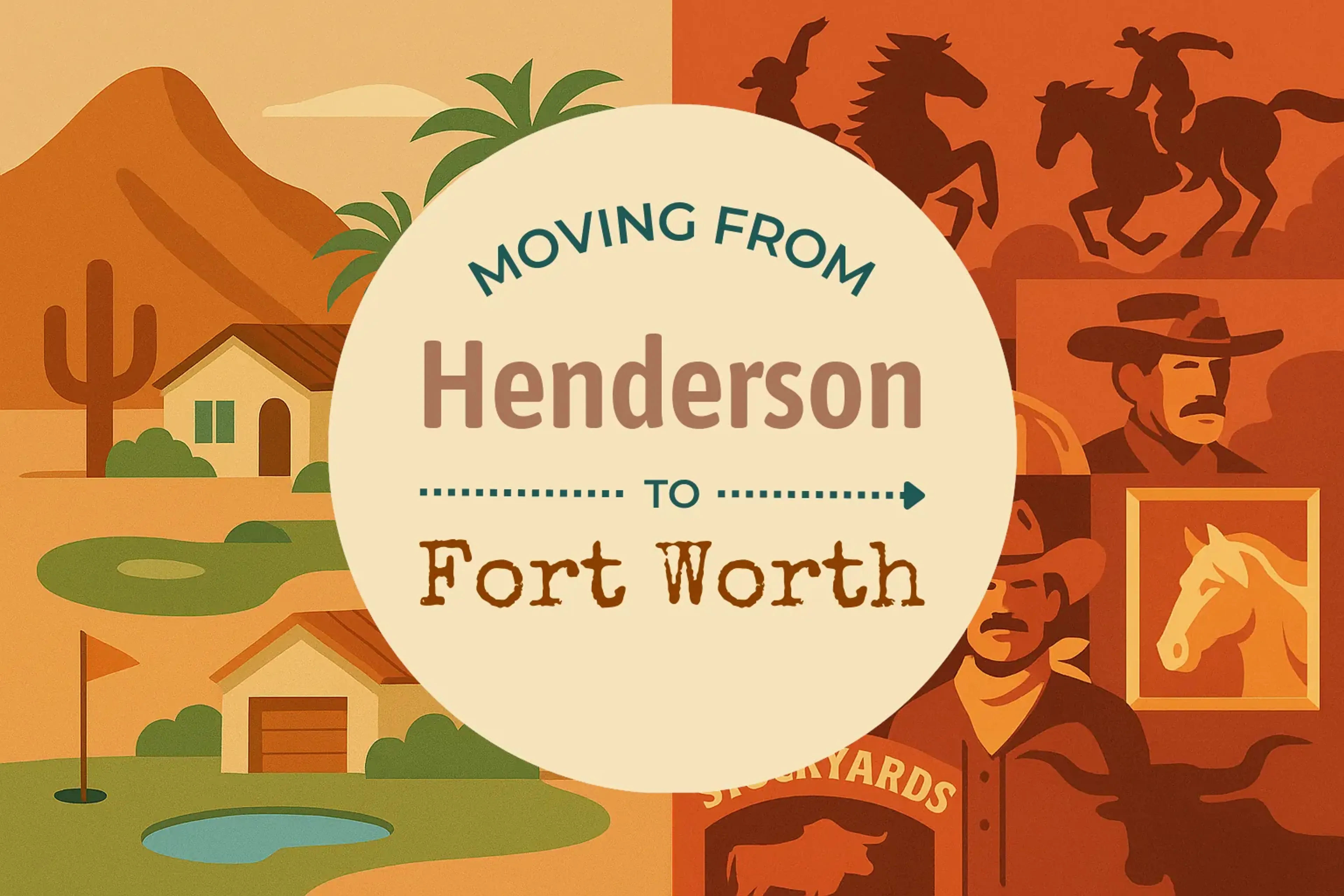 Side-by-side comparison of Henderson to Fort Worth moving companies