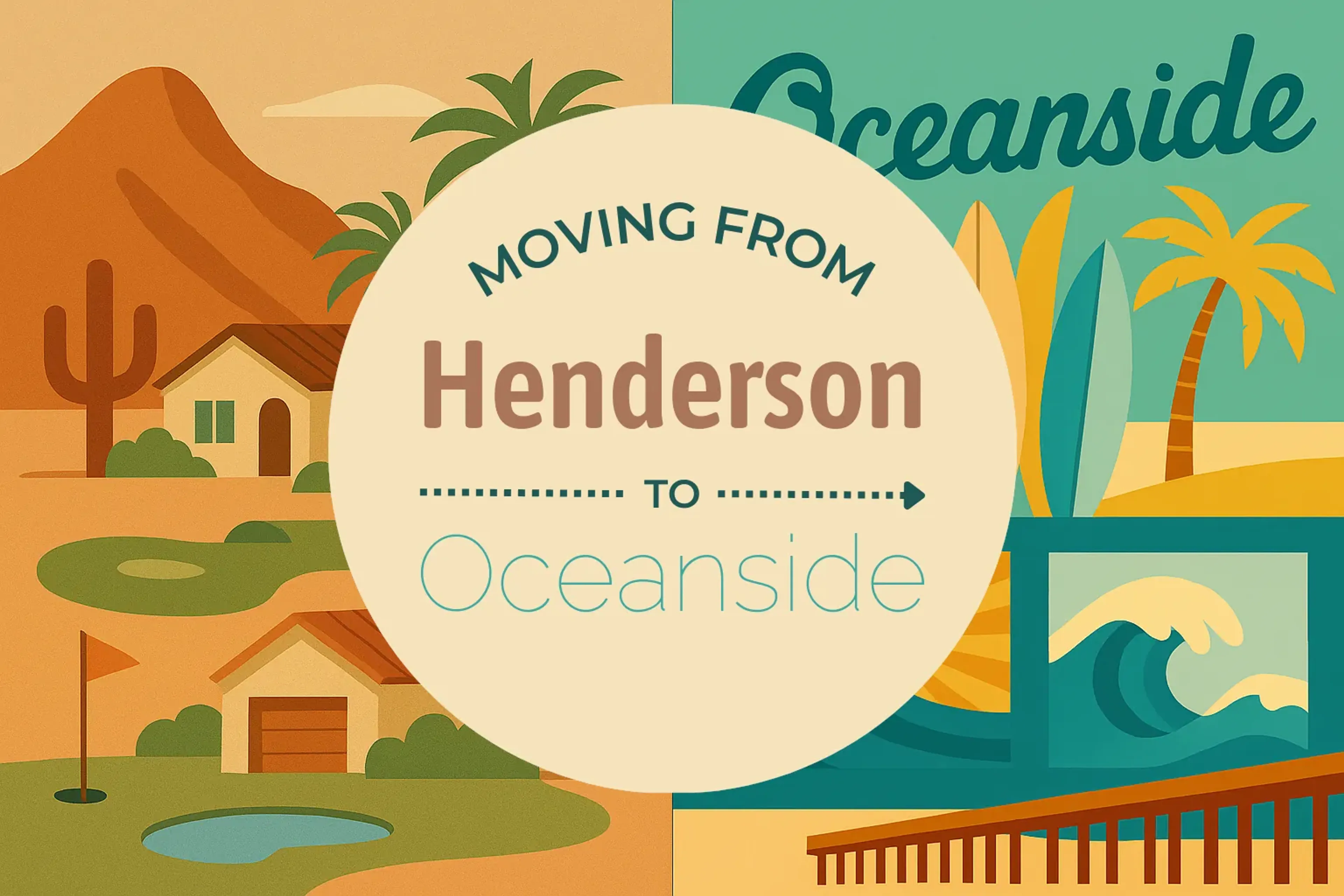 Side-by-side comparison of Henderson to Oceanside moving companies