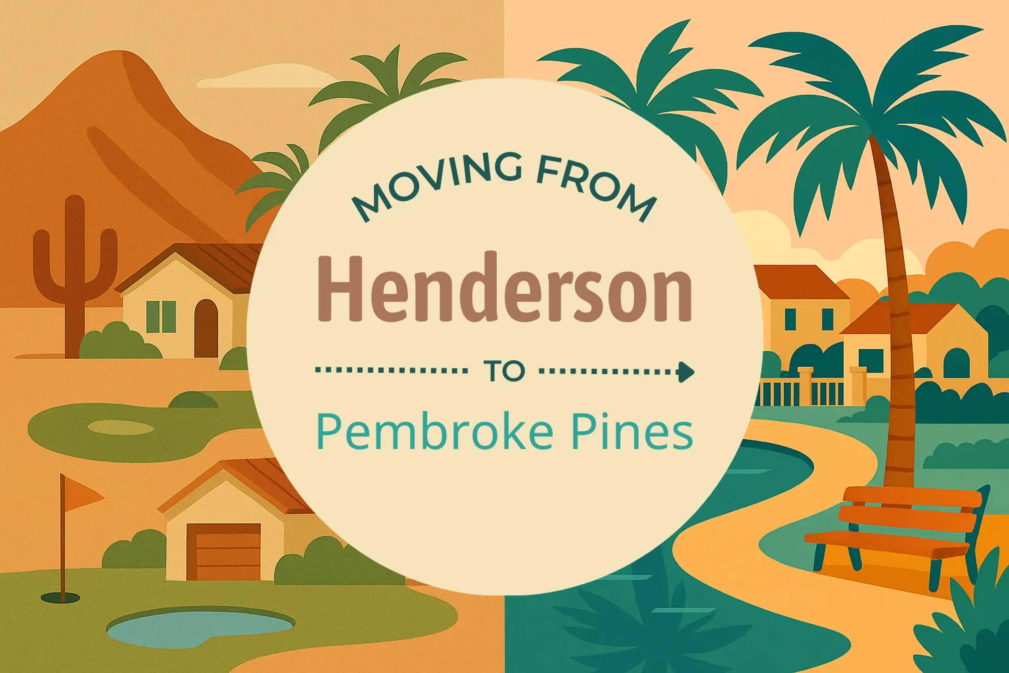 Side-by-side comparison of Henderson to Pembroke Pines moving companies