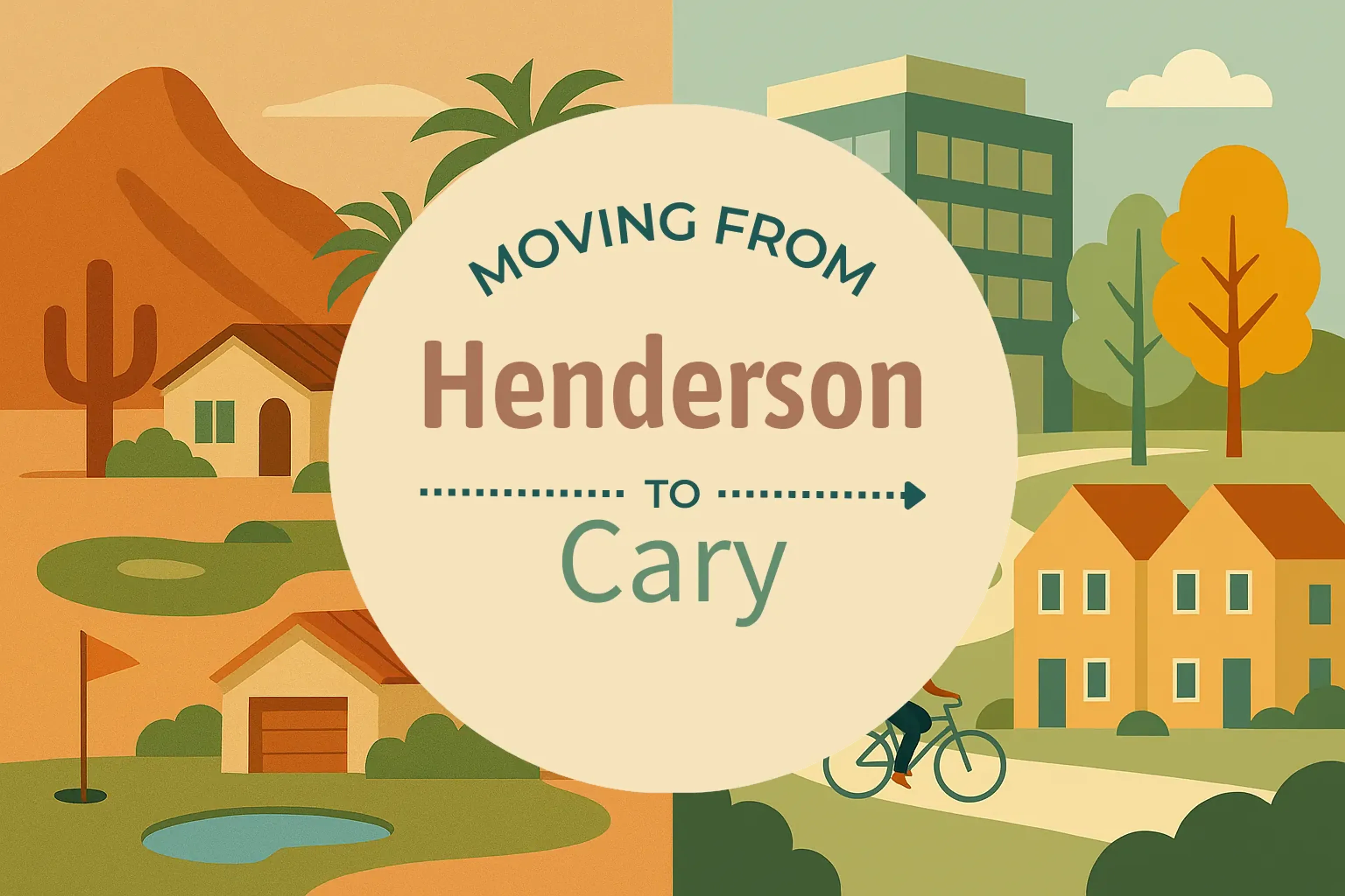 Side-by-side comparison of Henderson to Cary moving companies