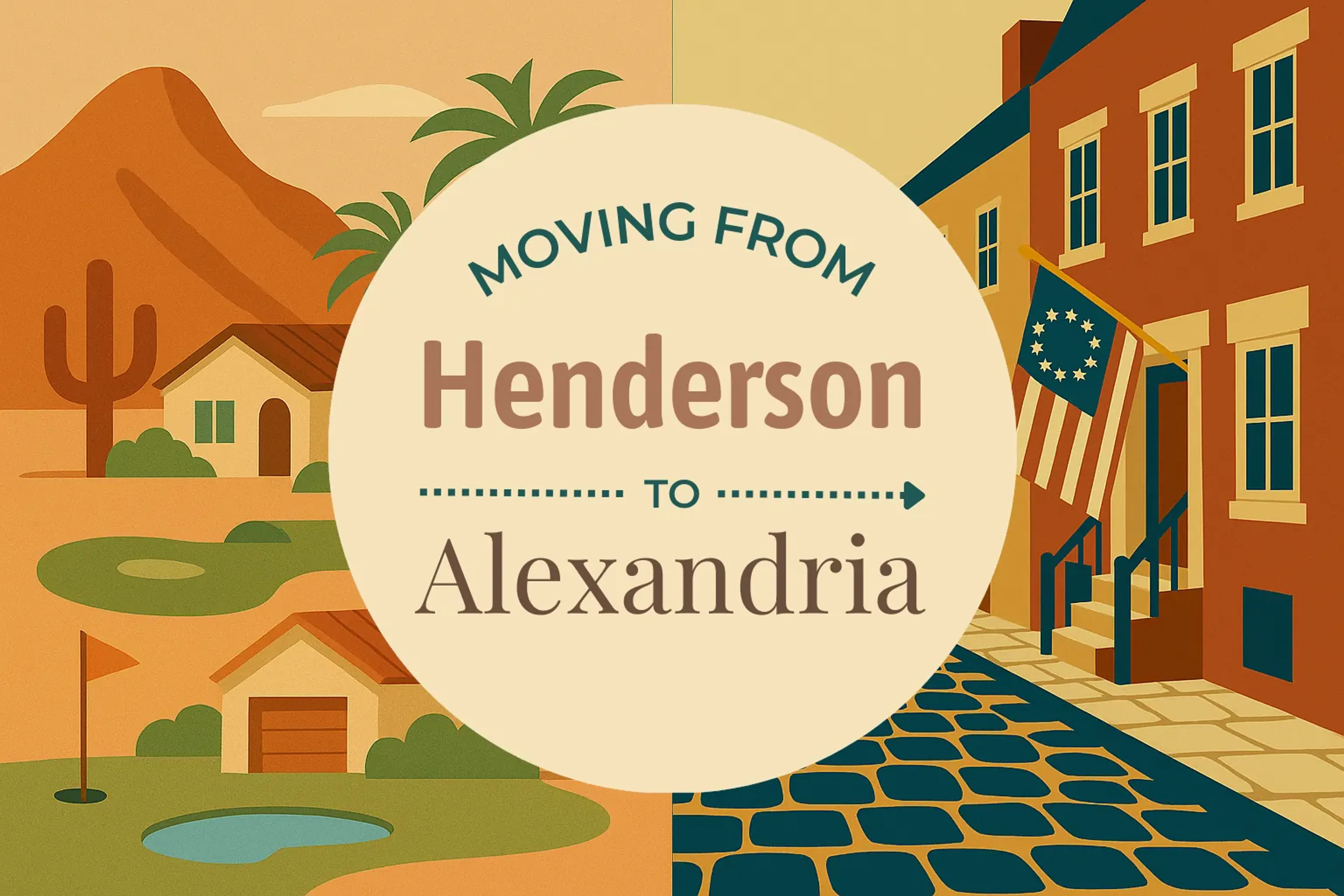 Side-by-side comparison of Henderson to Alexandria moving companies
