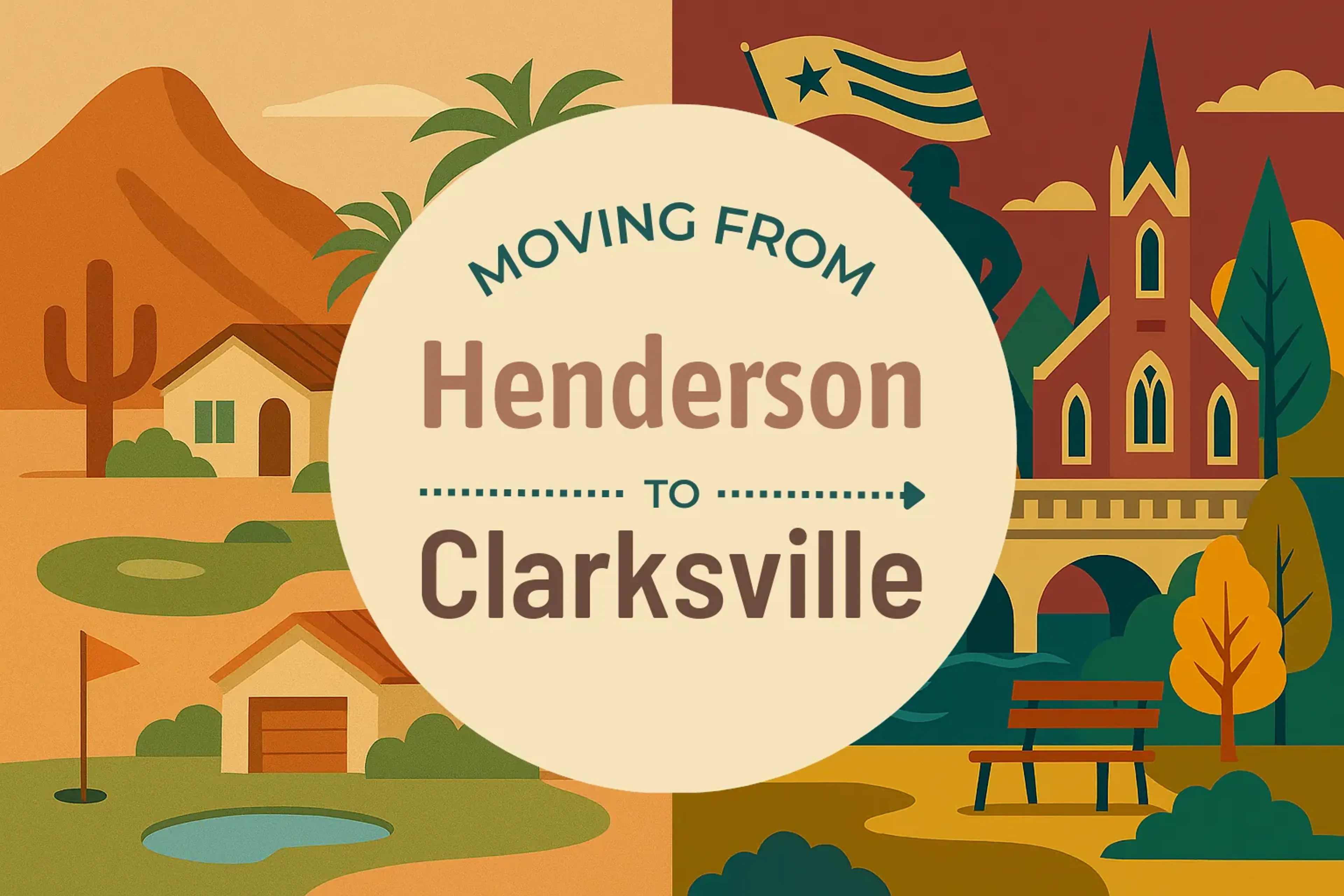 Side-by-side comparison of Henderson to Clarksville moving companies