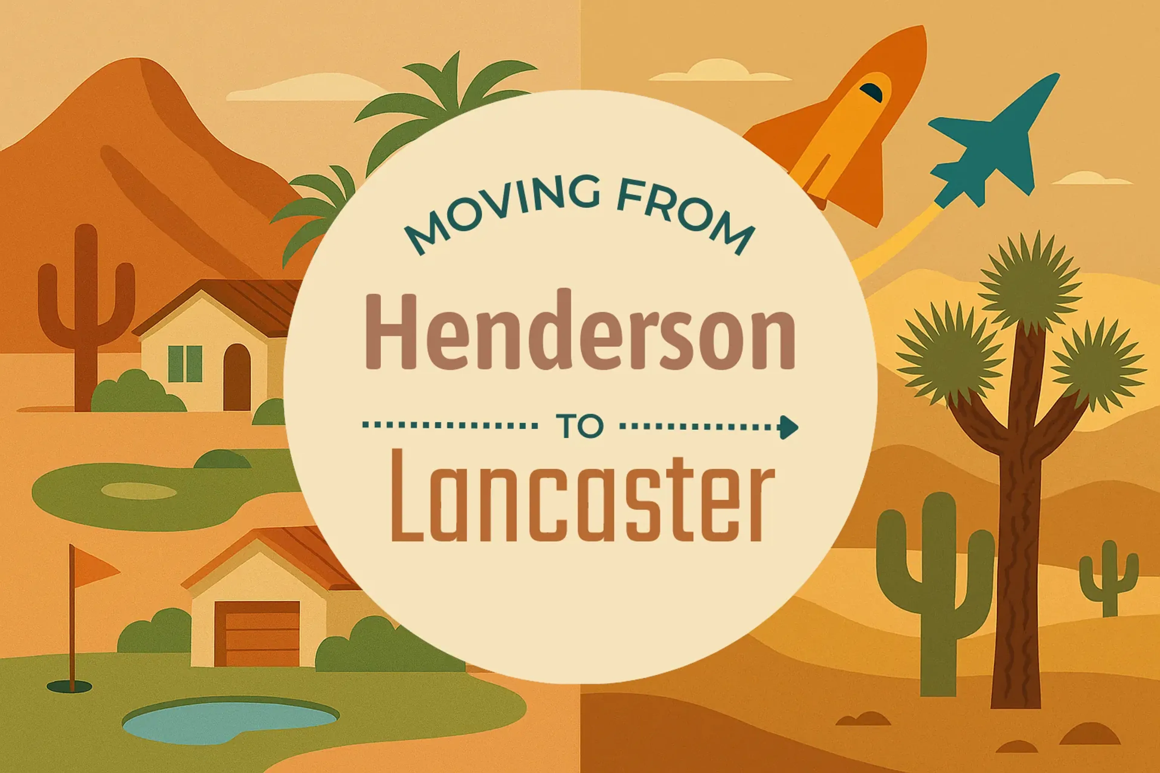 Side-by-side comparison of Henderson to Lancaster moving companies