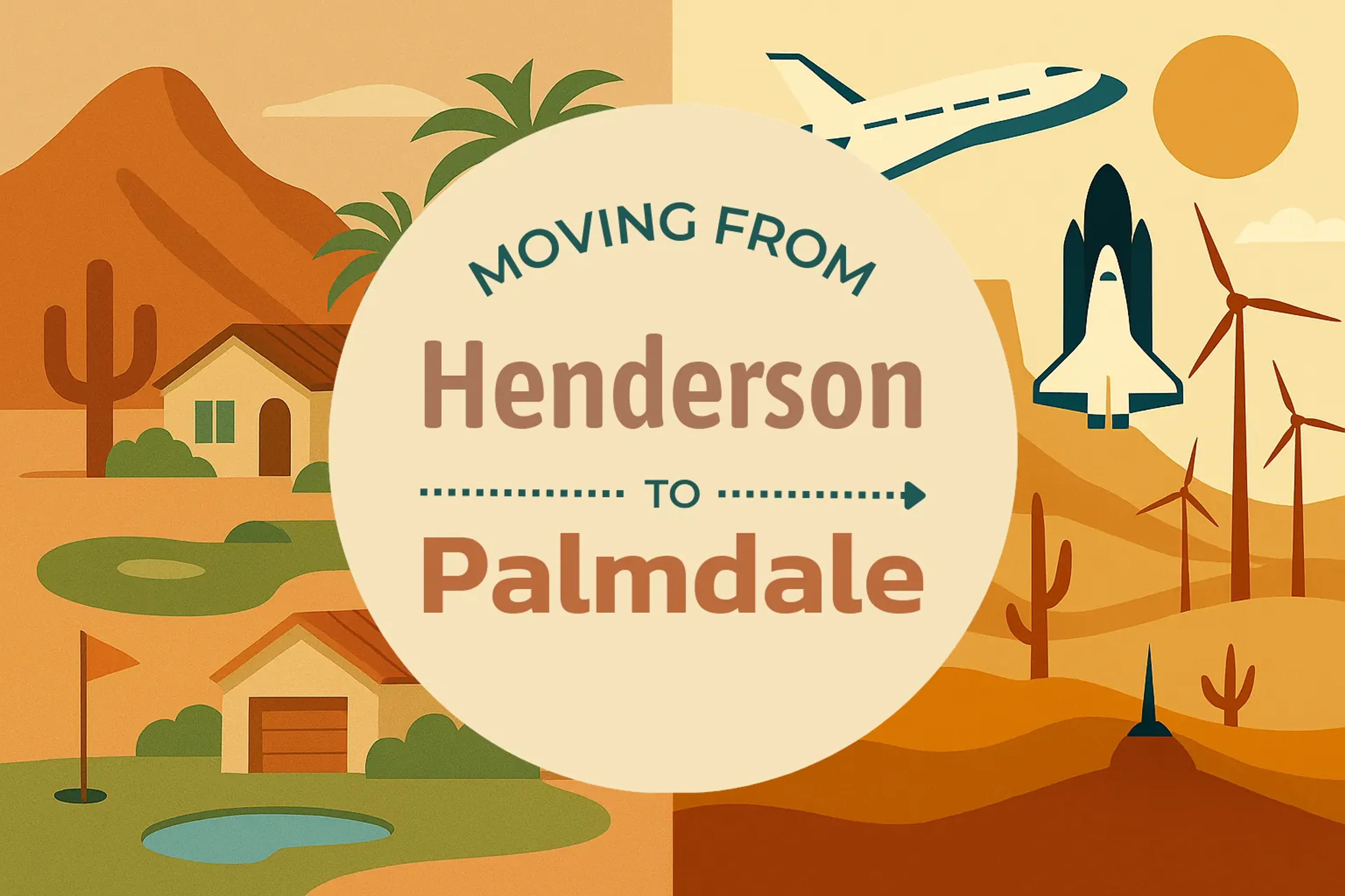 Side-by-side comparison of Henderson to Palmdale moving companies