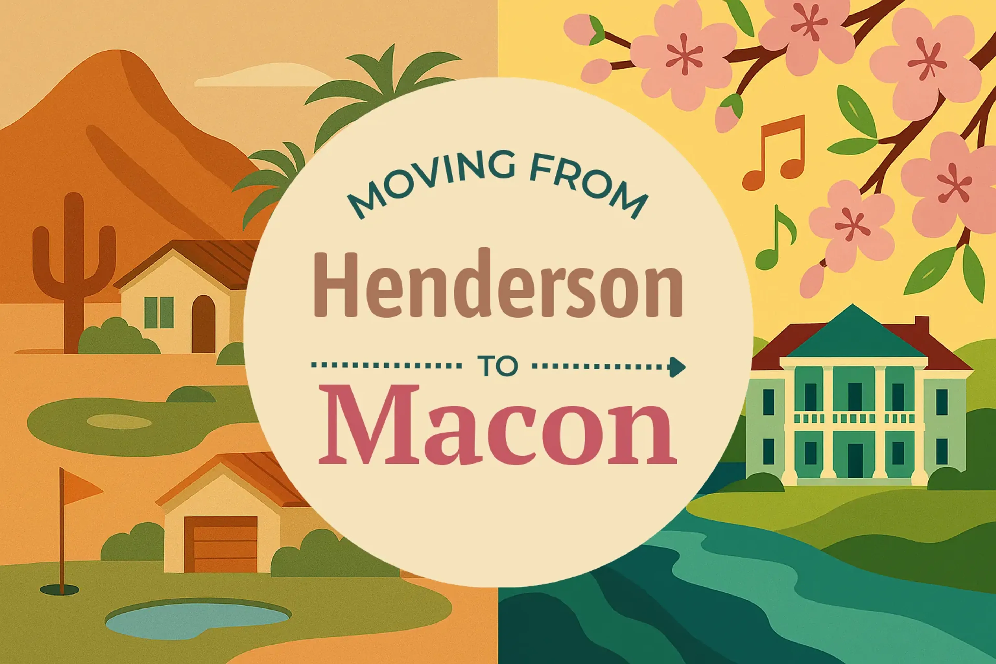 Side-by-side comparison of Henderson to Macon moving companies