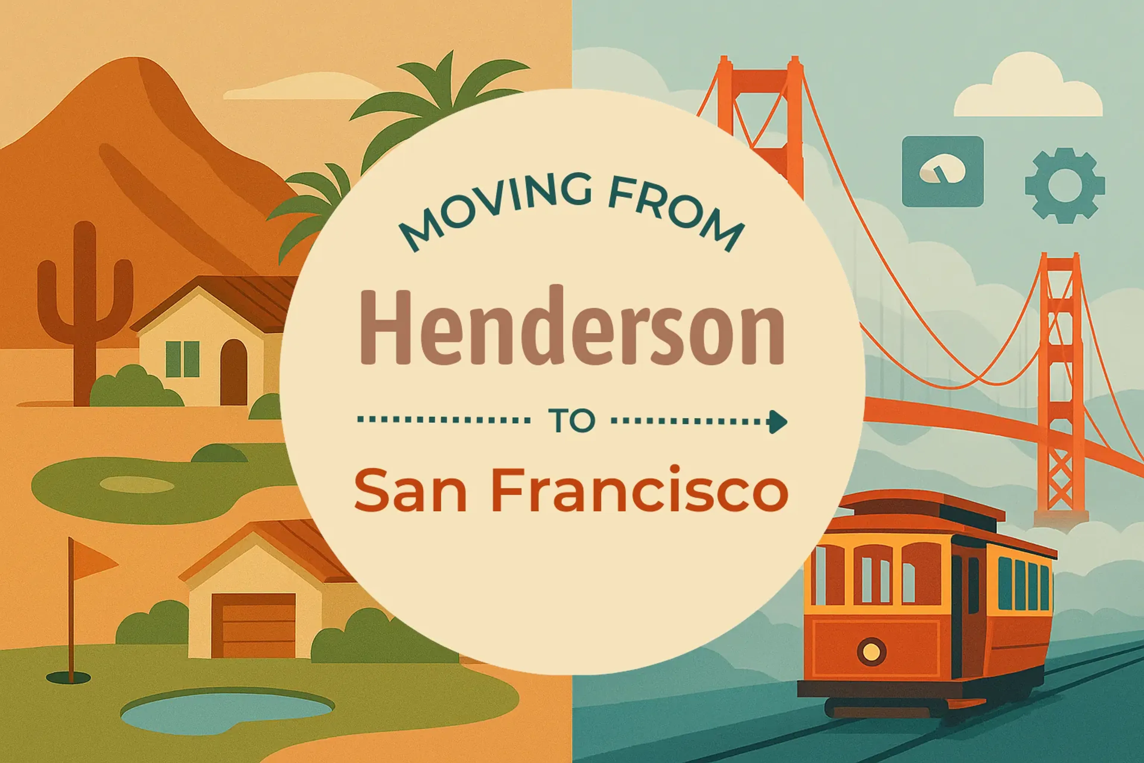 Side-by-side comparison of Henderson to San Francisco moving companies