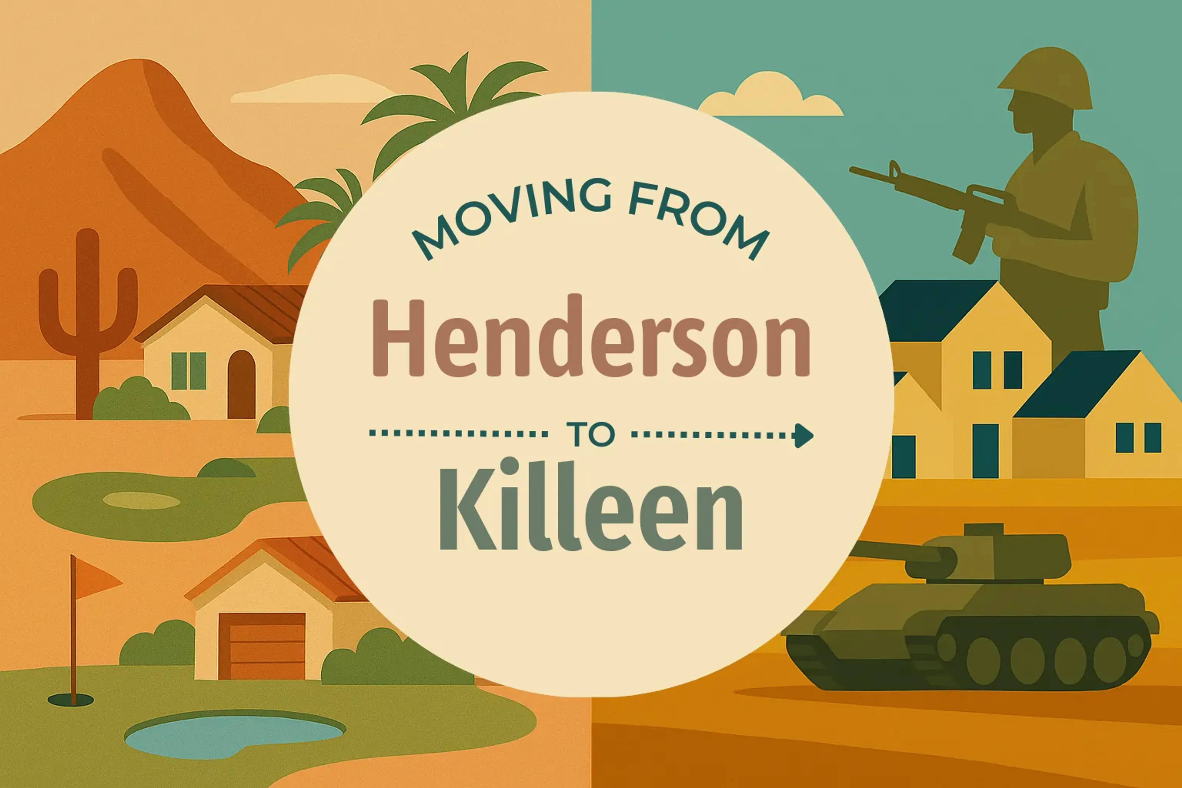 Side-by-side comparison of Henderson to Killeen moving companies