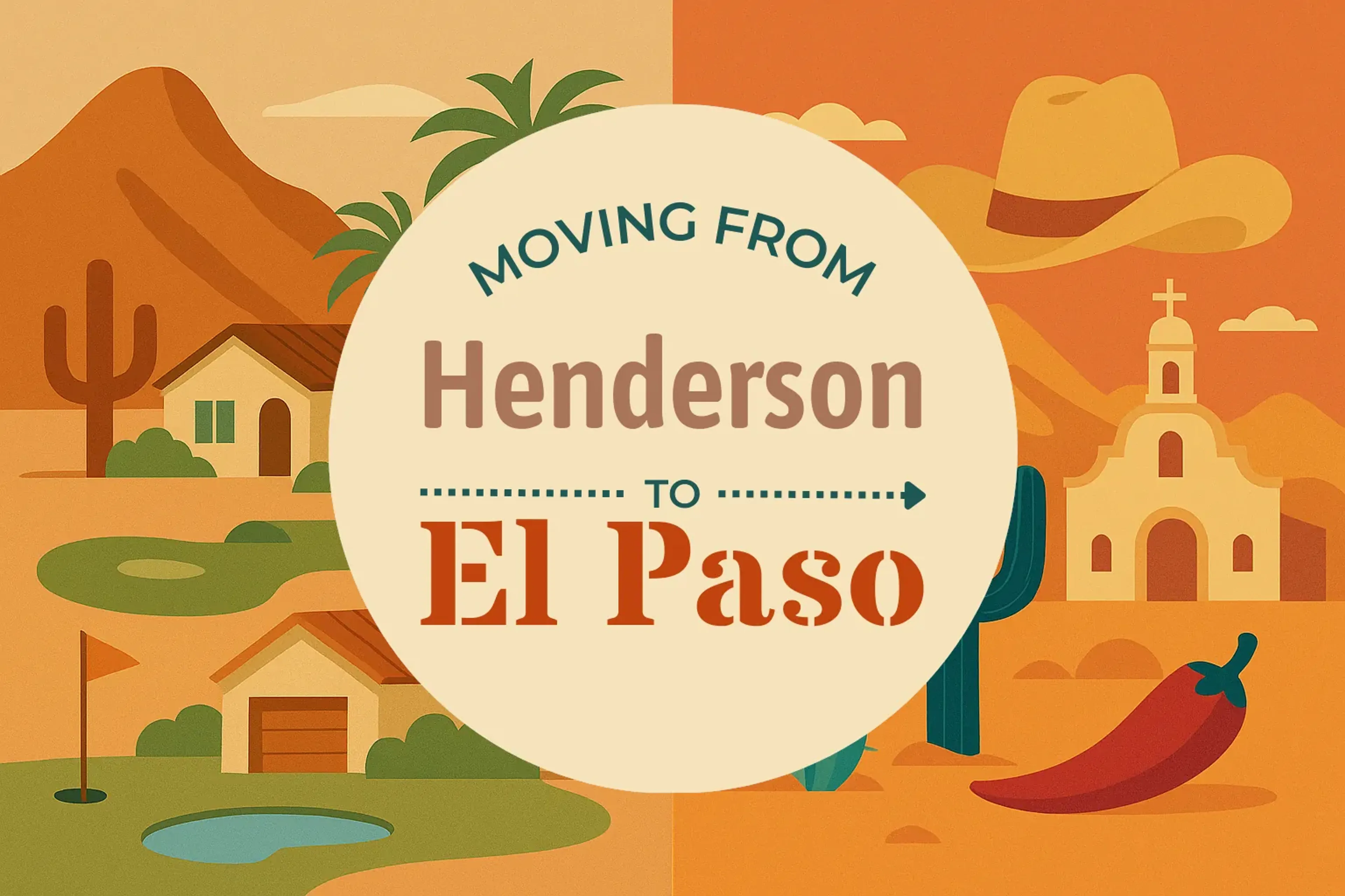 Side-by-side comparison of Henderson to El Paso moving companies